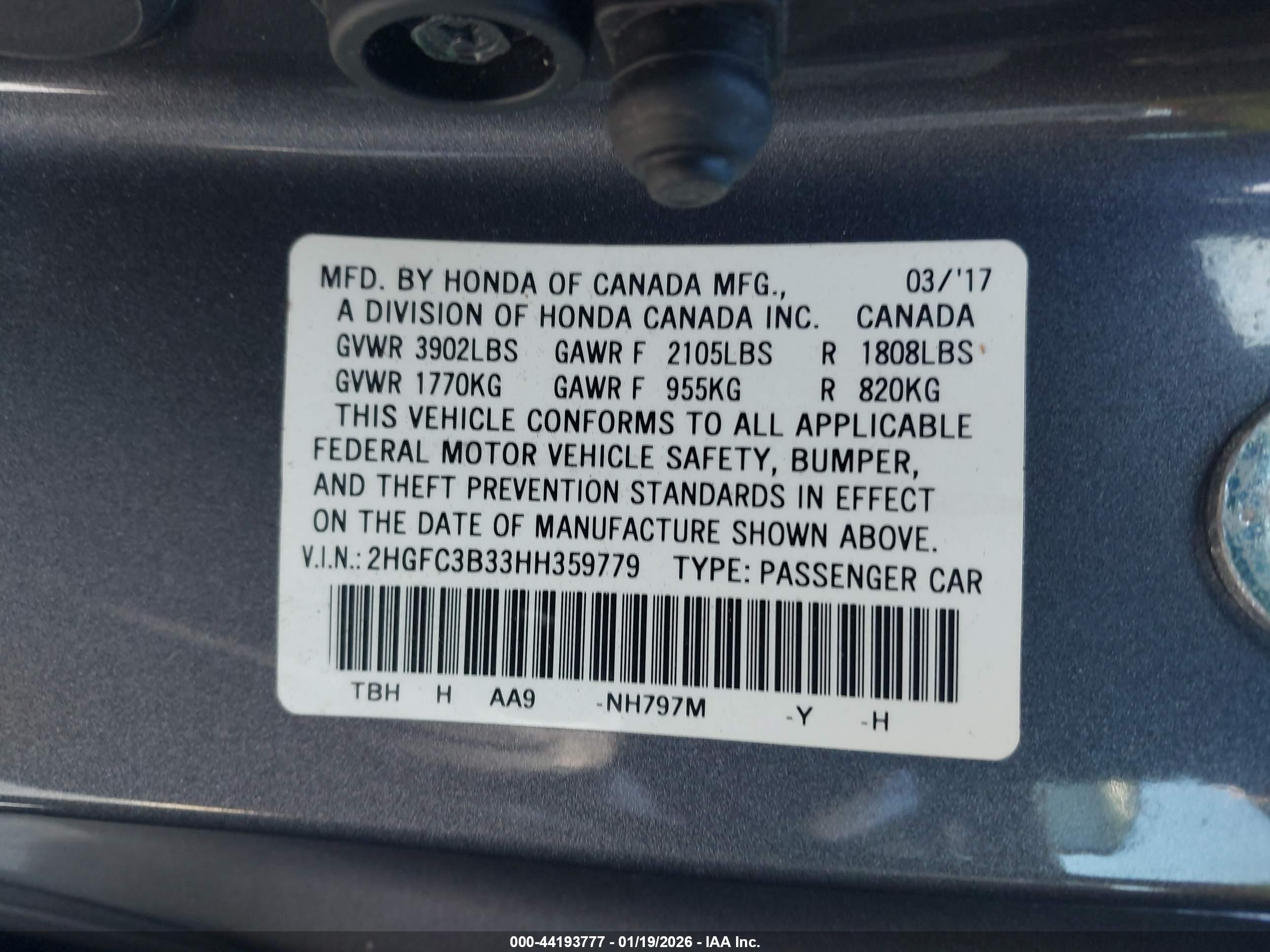 HONDA CIVIC image 9