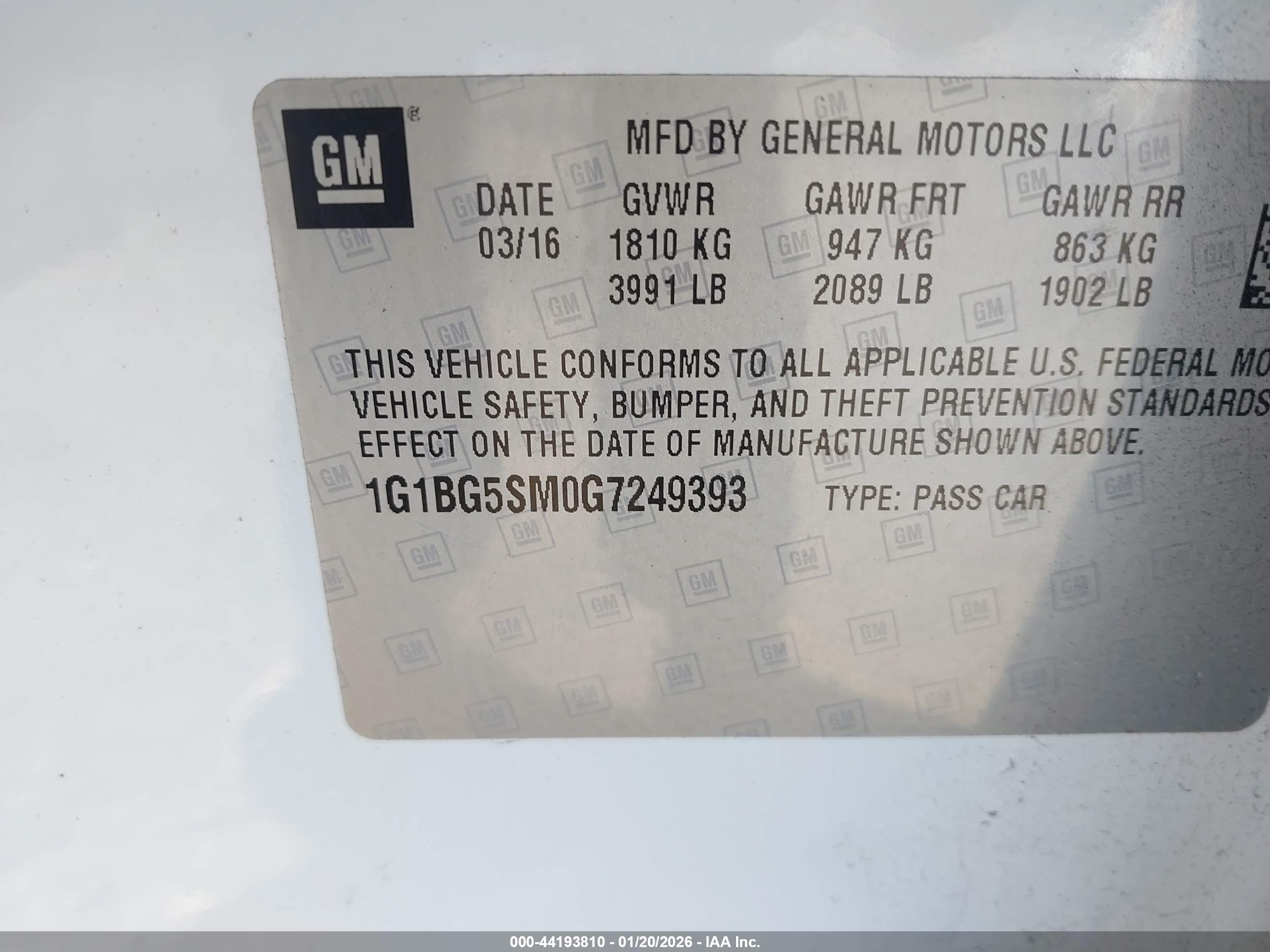 CHEVROLET CRUZE image 9