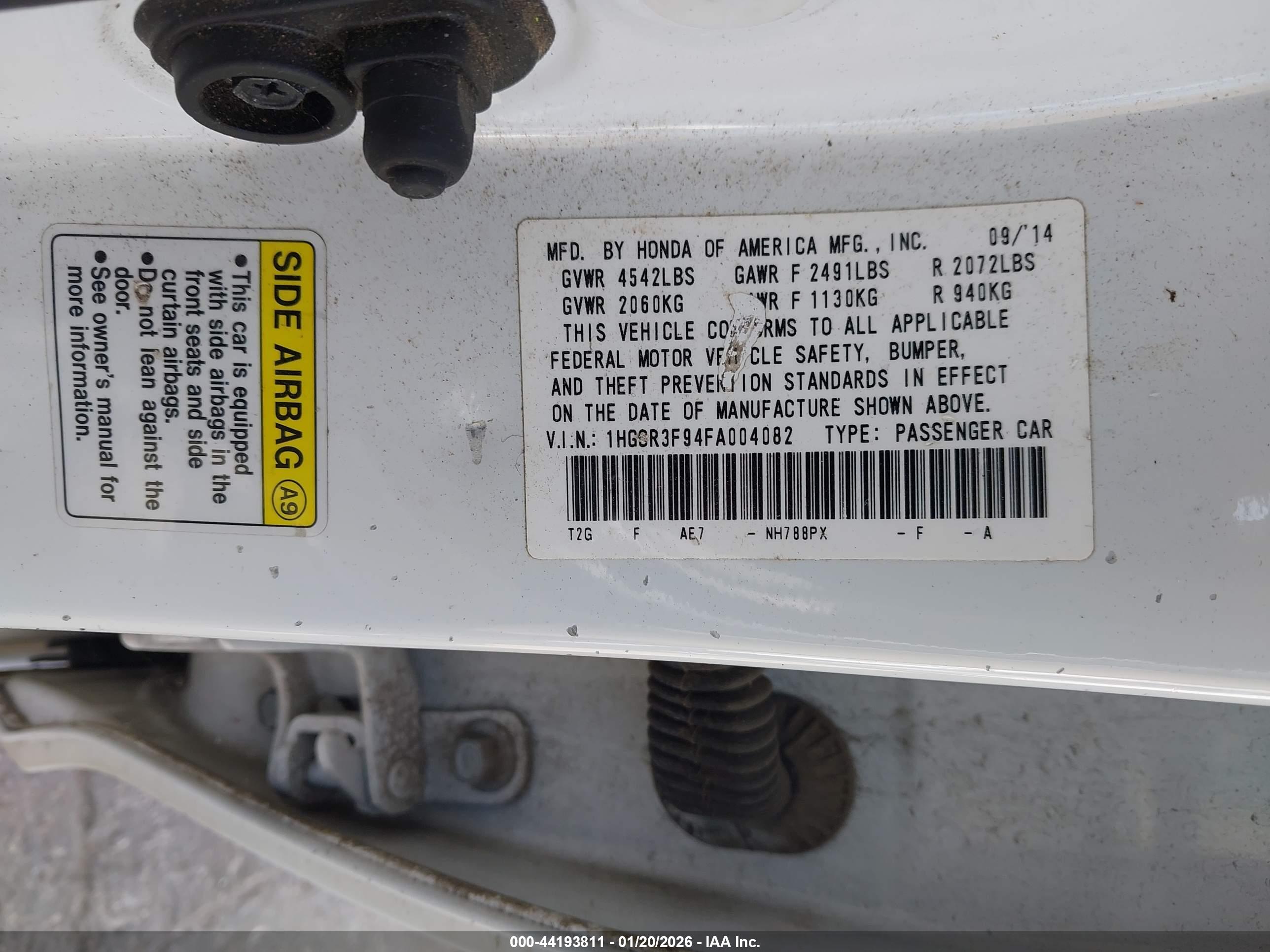 HONDA ACCORD image 9
