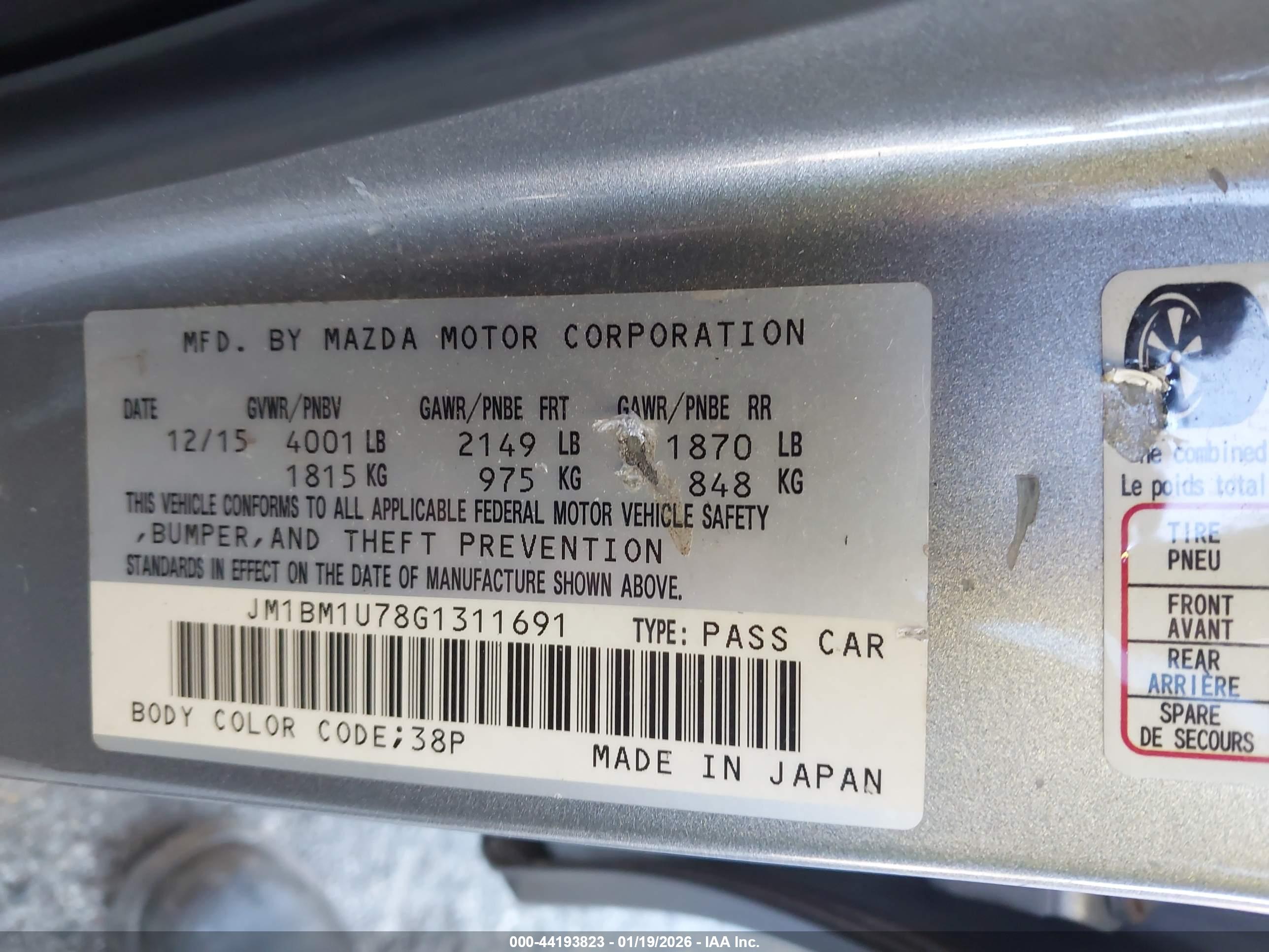 MAZDA MAZDA3 image 9