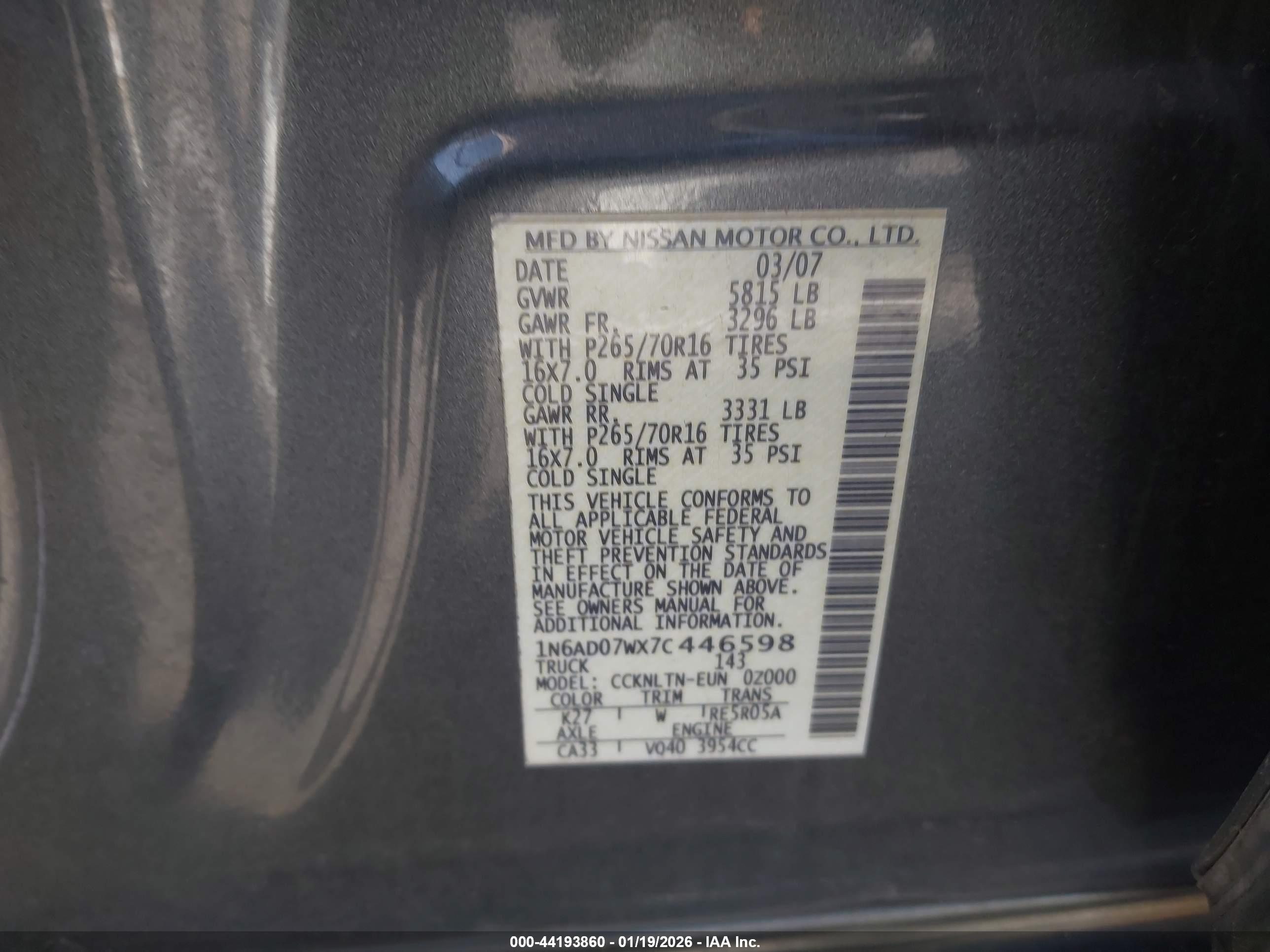NISSAN FRONTIER image 9