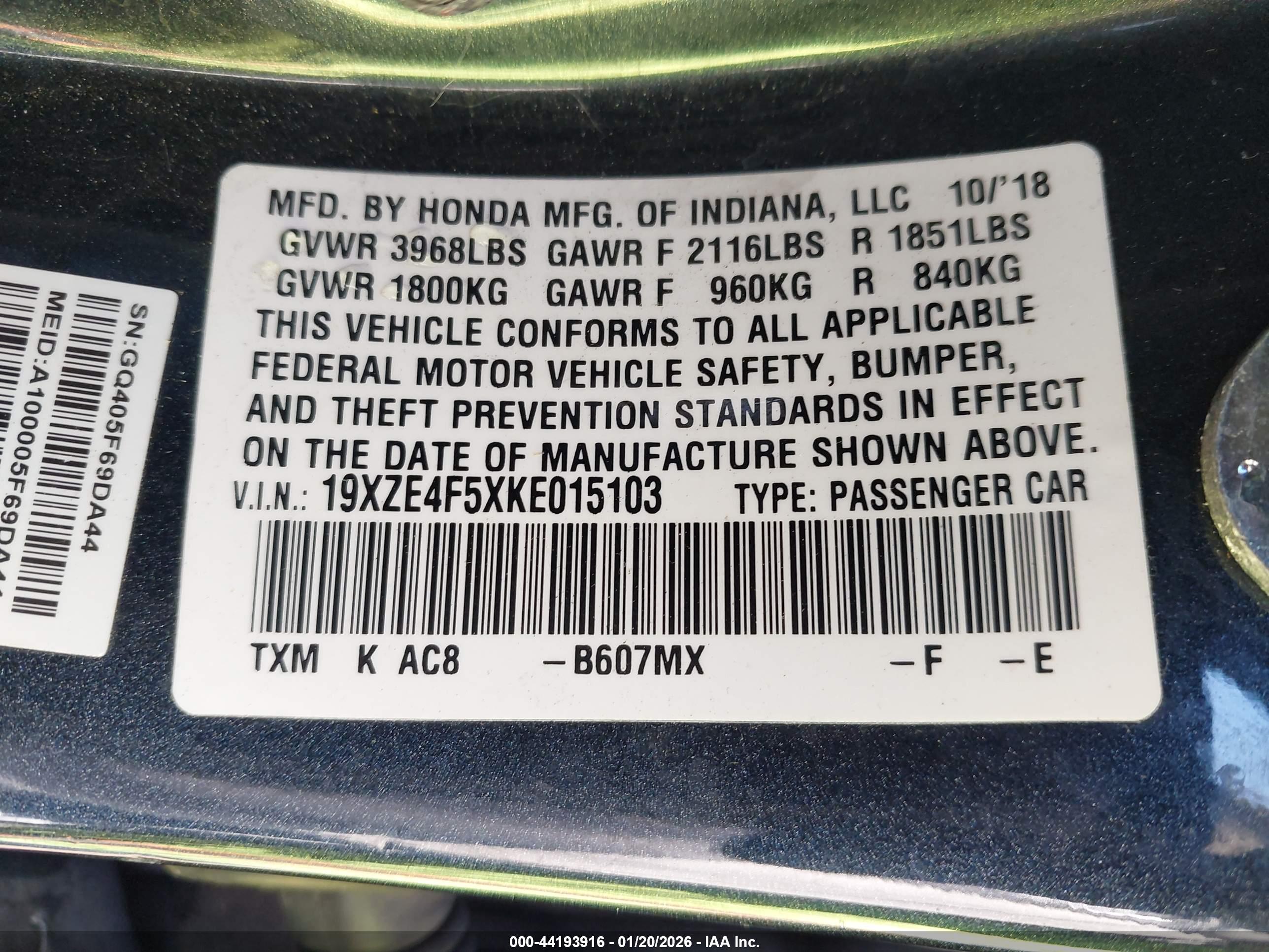 HONDA INSIGHT image 9