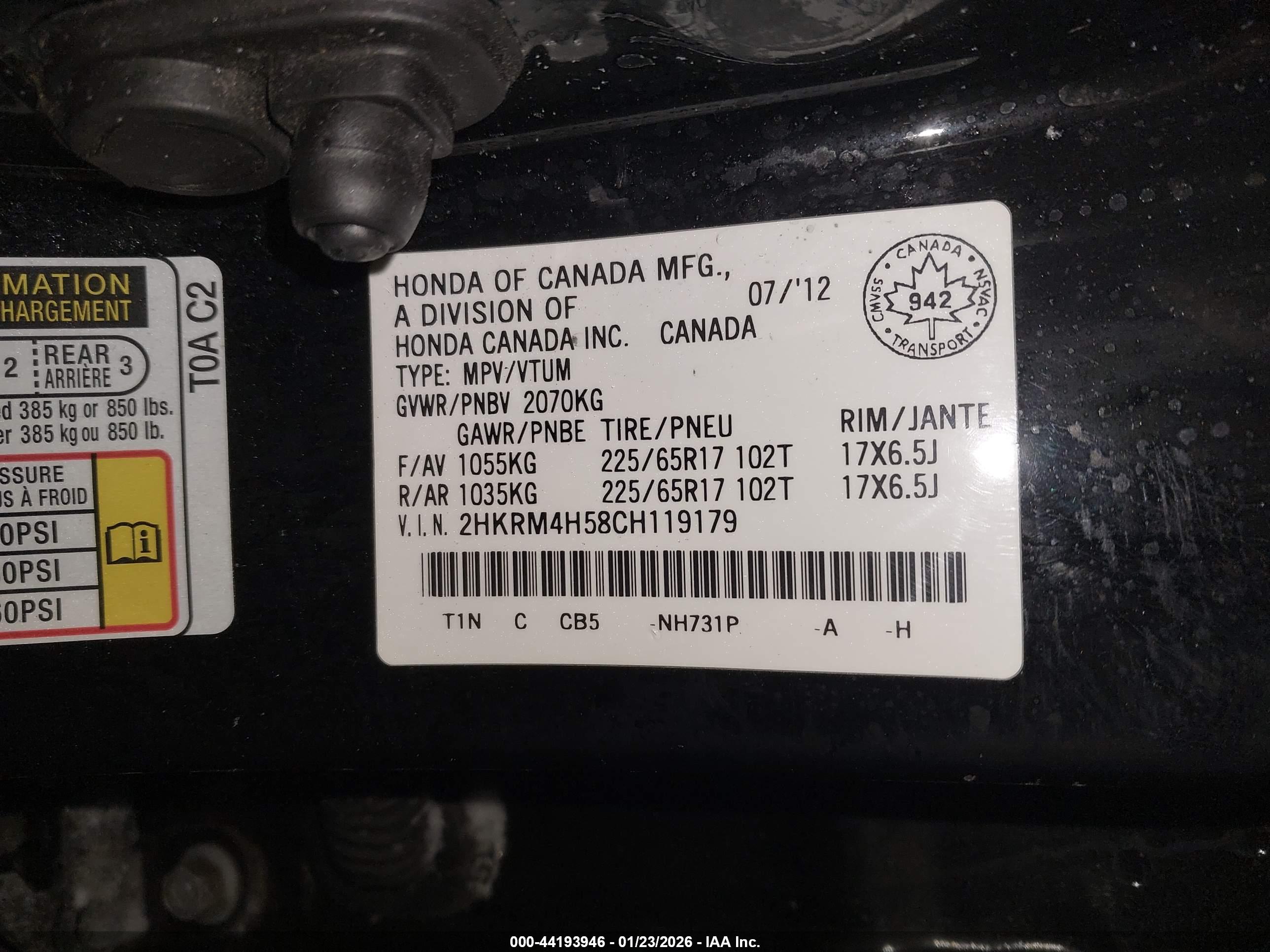 HONDA CR-V image 9
