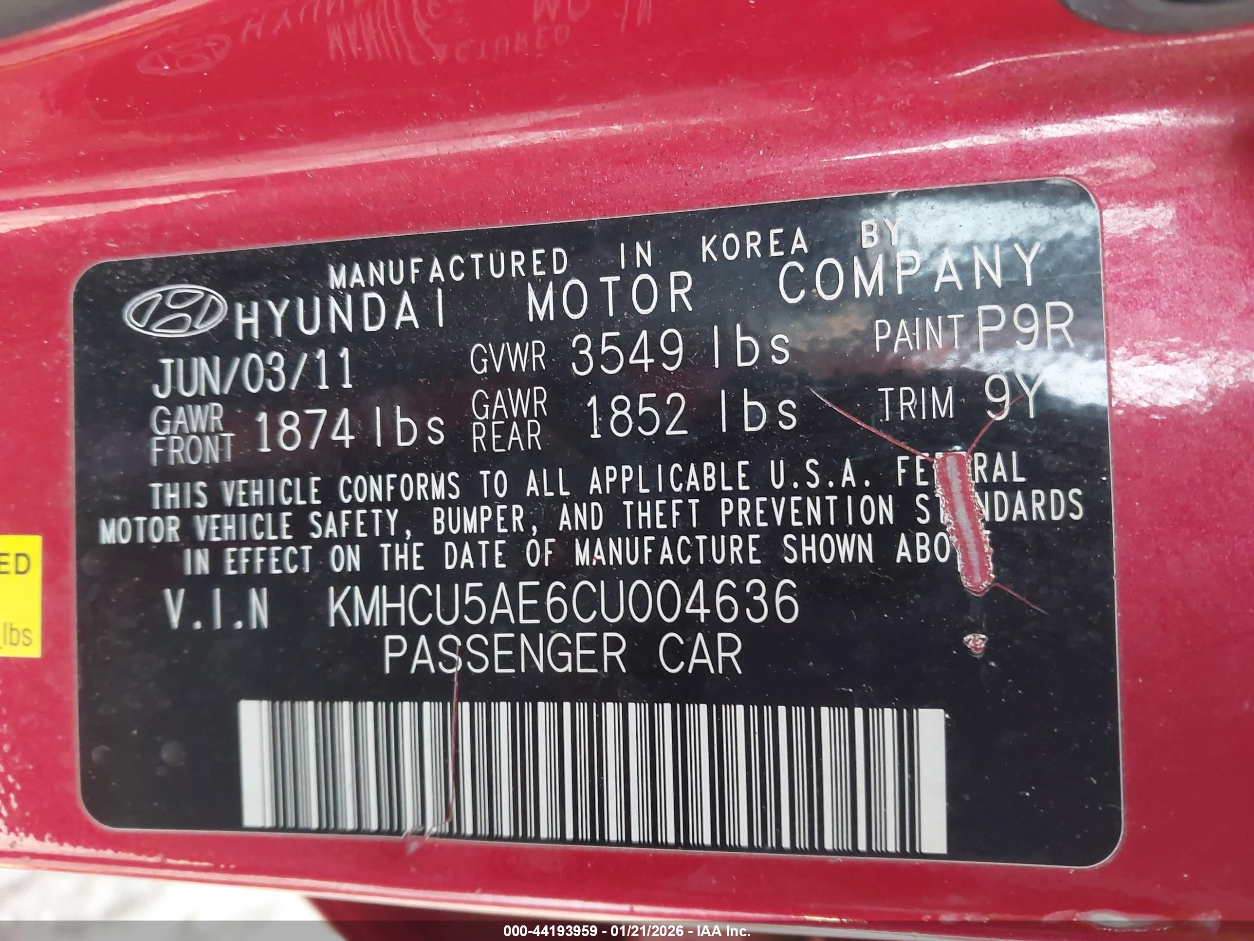 HYUNDAI ACCENT image 9