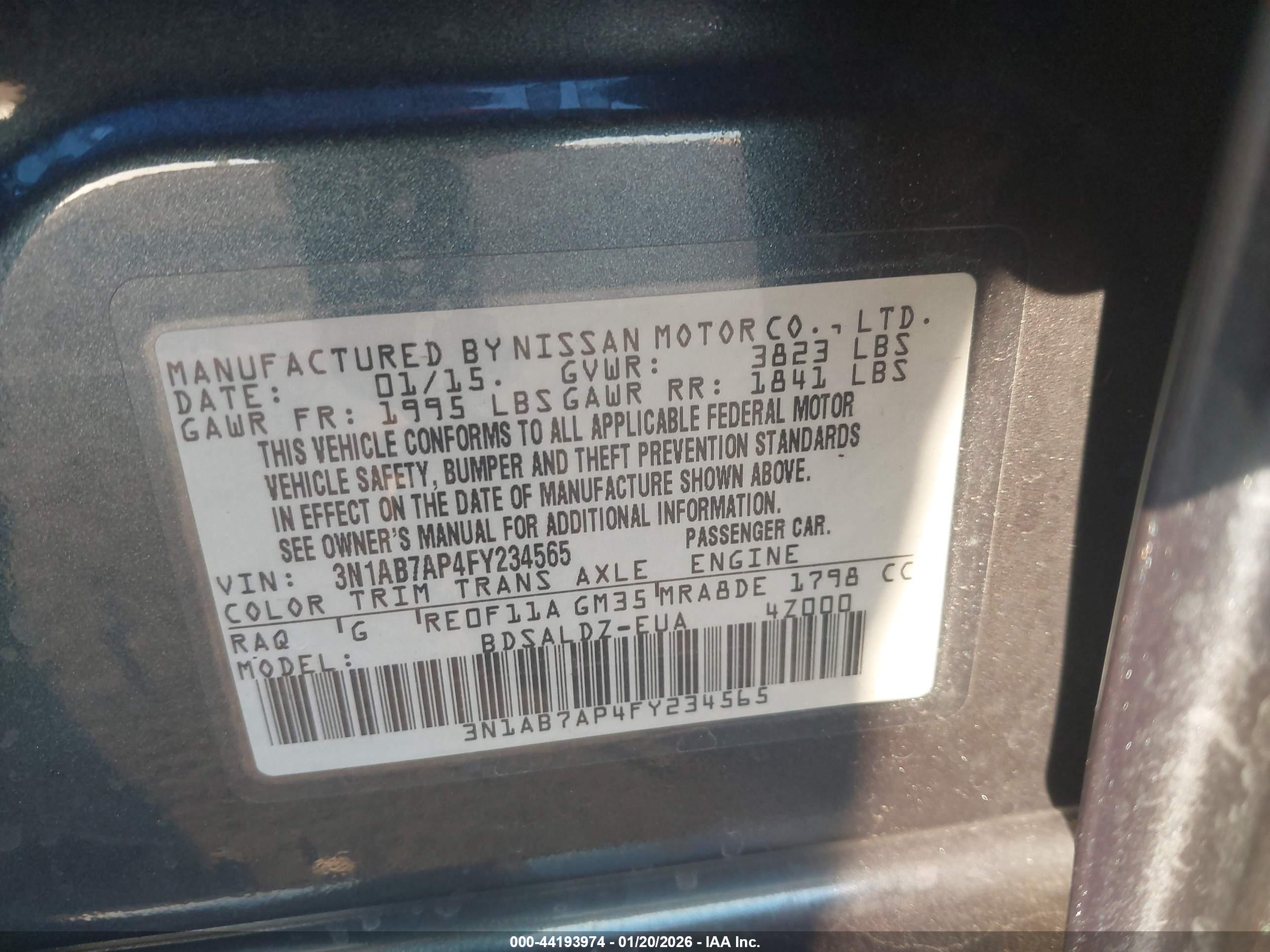 NISSAN SENTRA image 9