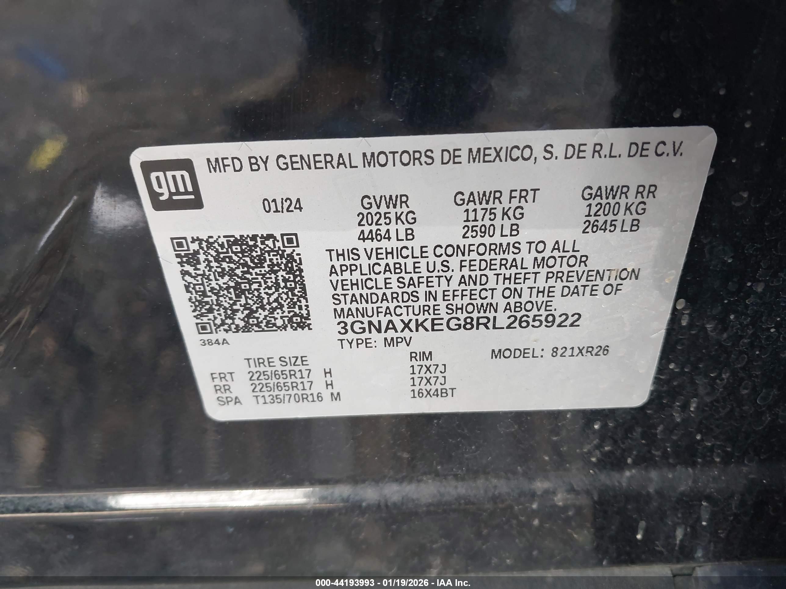 CHEVROLET EQUINOX image 9