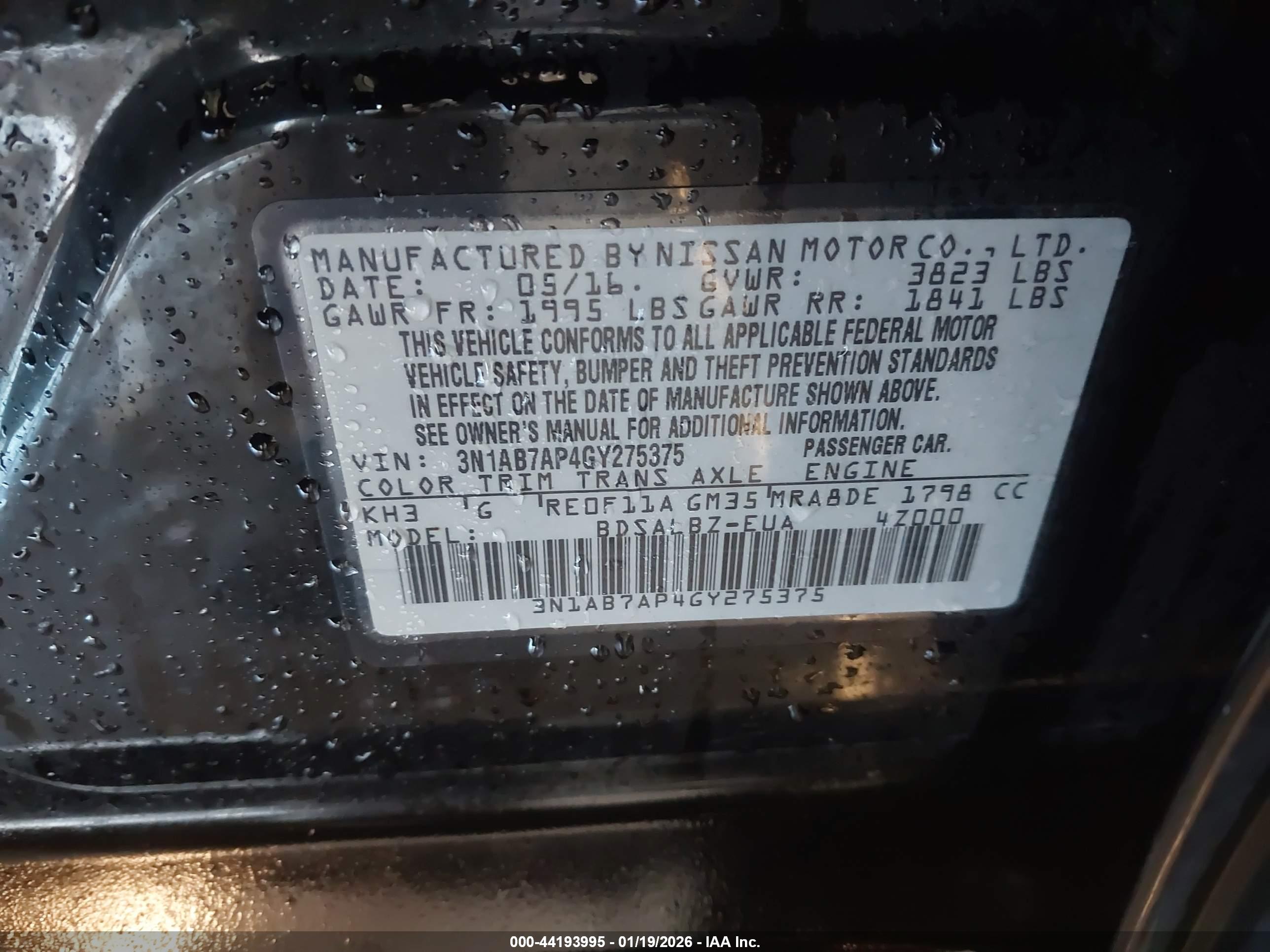 NISSAN SENTRA image 9