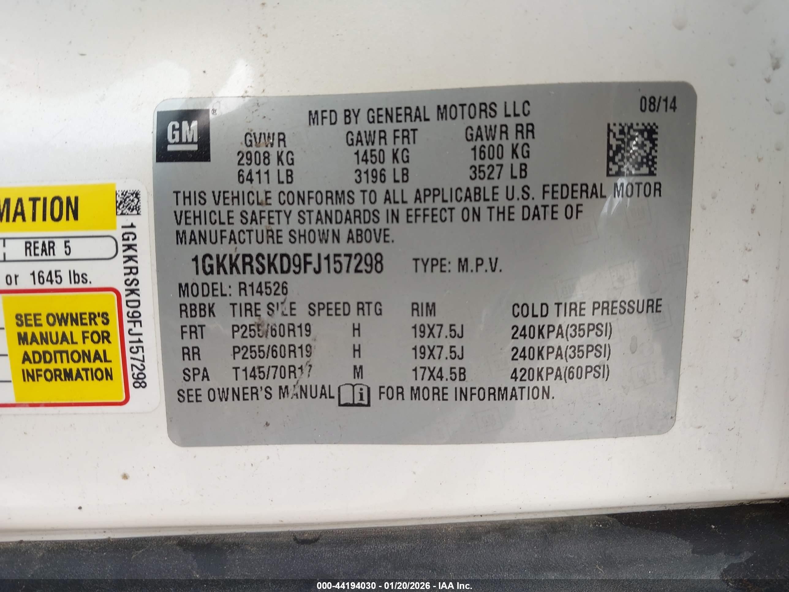 GMC ACADIA image 9
