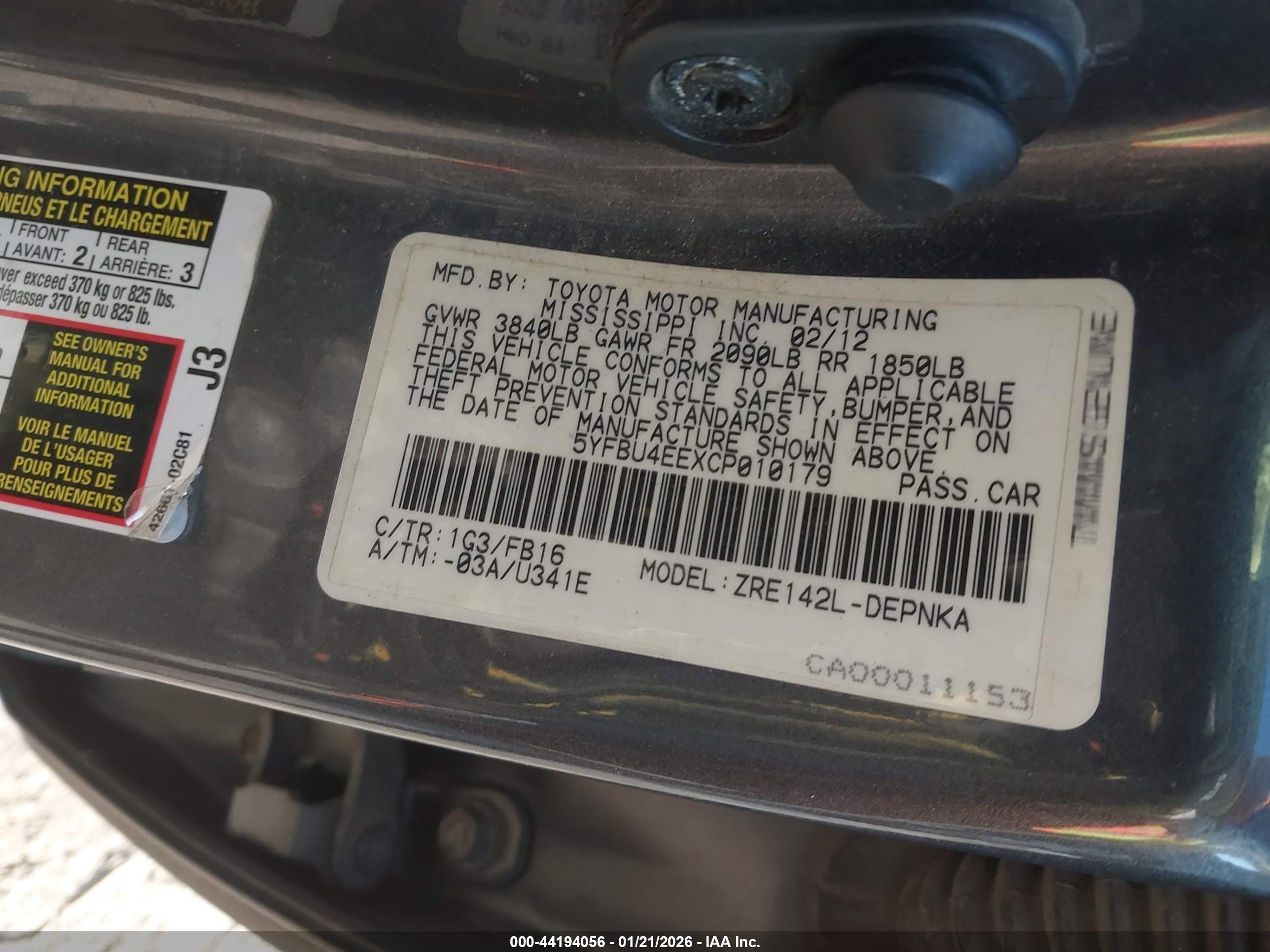 TOYOTA COROLLA image 9