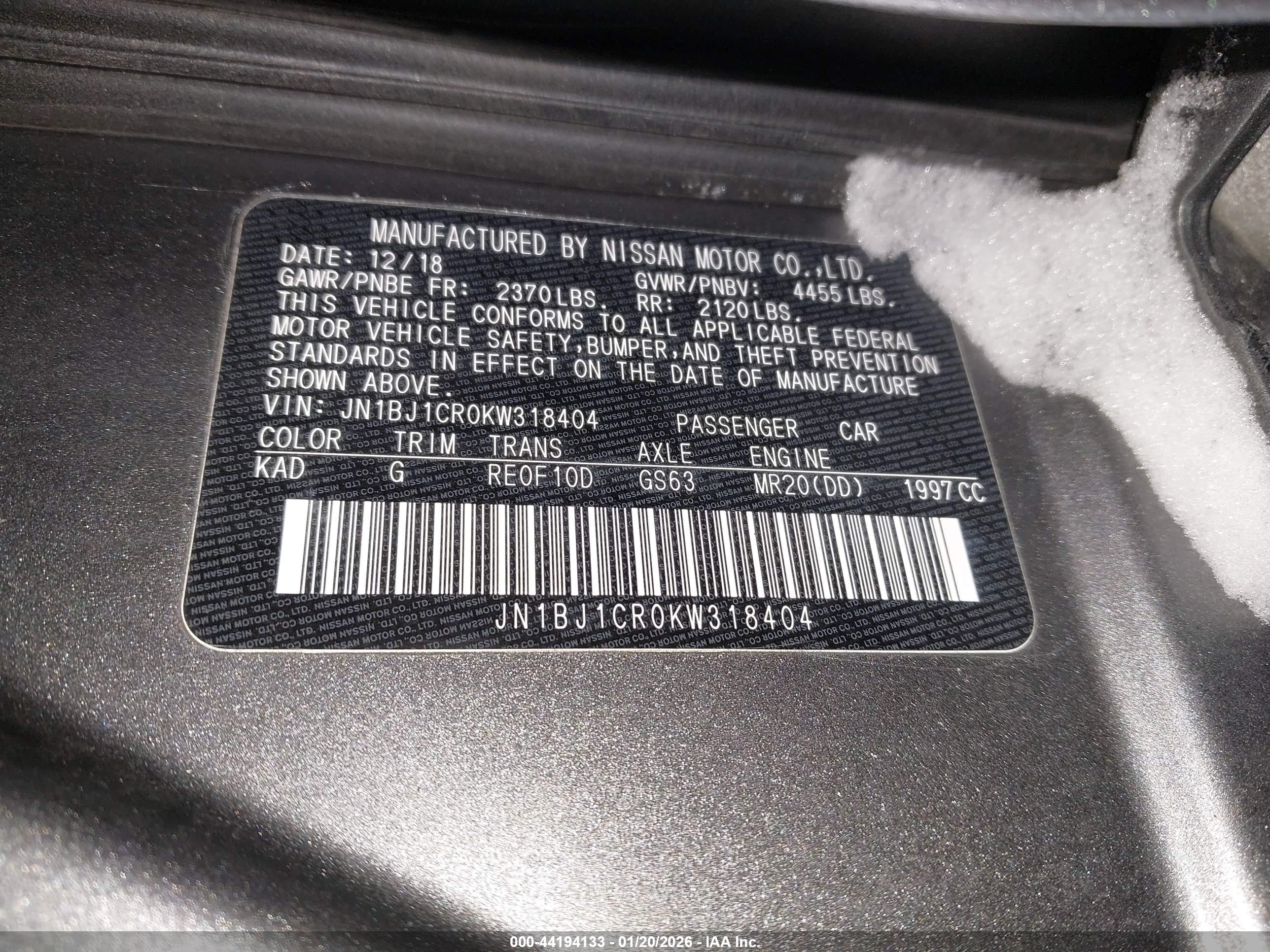 NISSAN ROGUE image 9