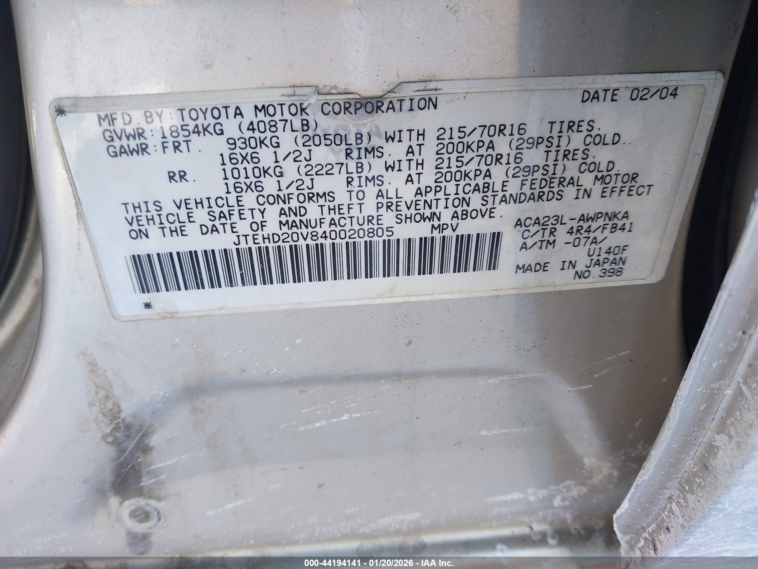 TOYOTA RAV4 image 9