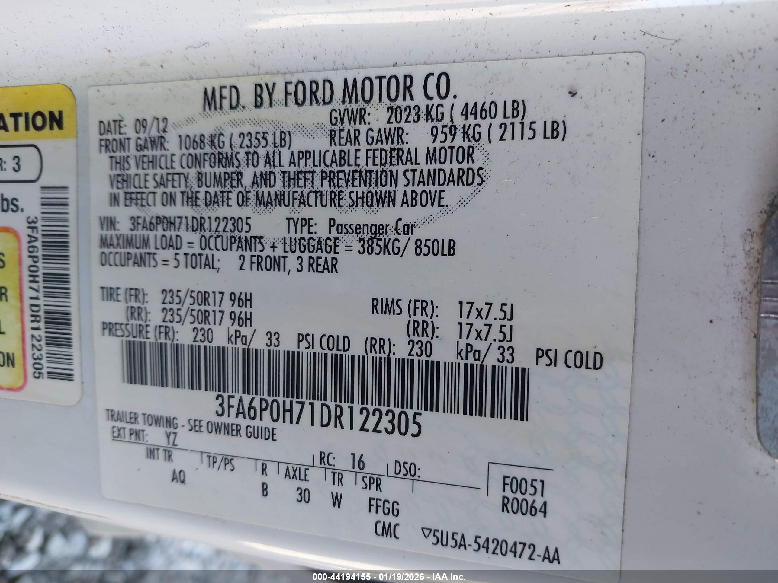 FORD FUSION image 9