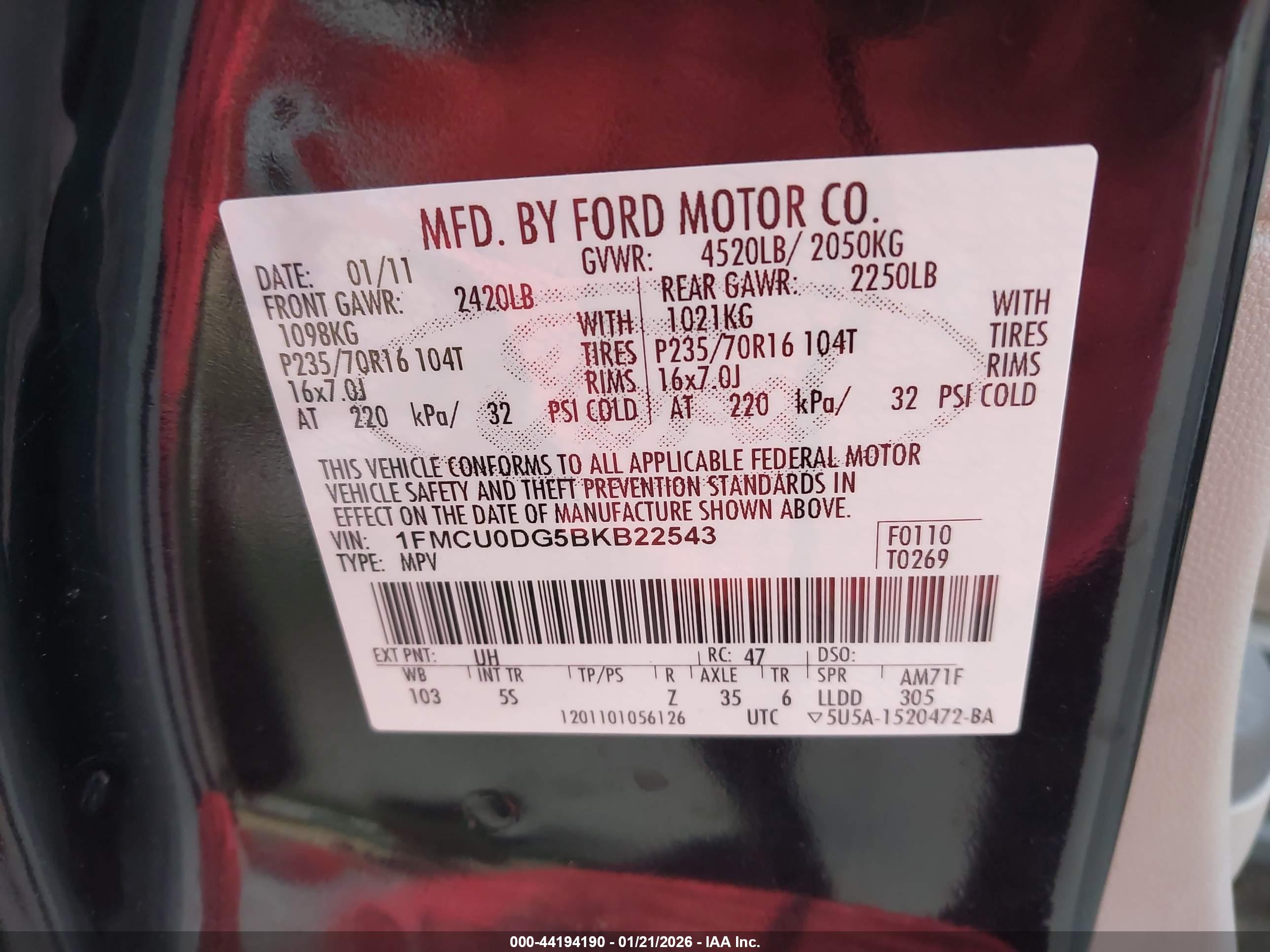 FORD ESCAPE image 9