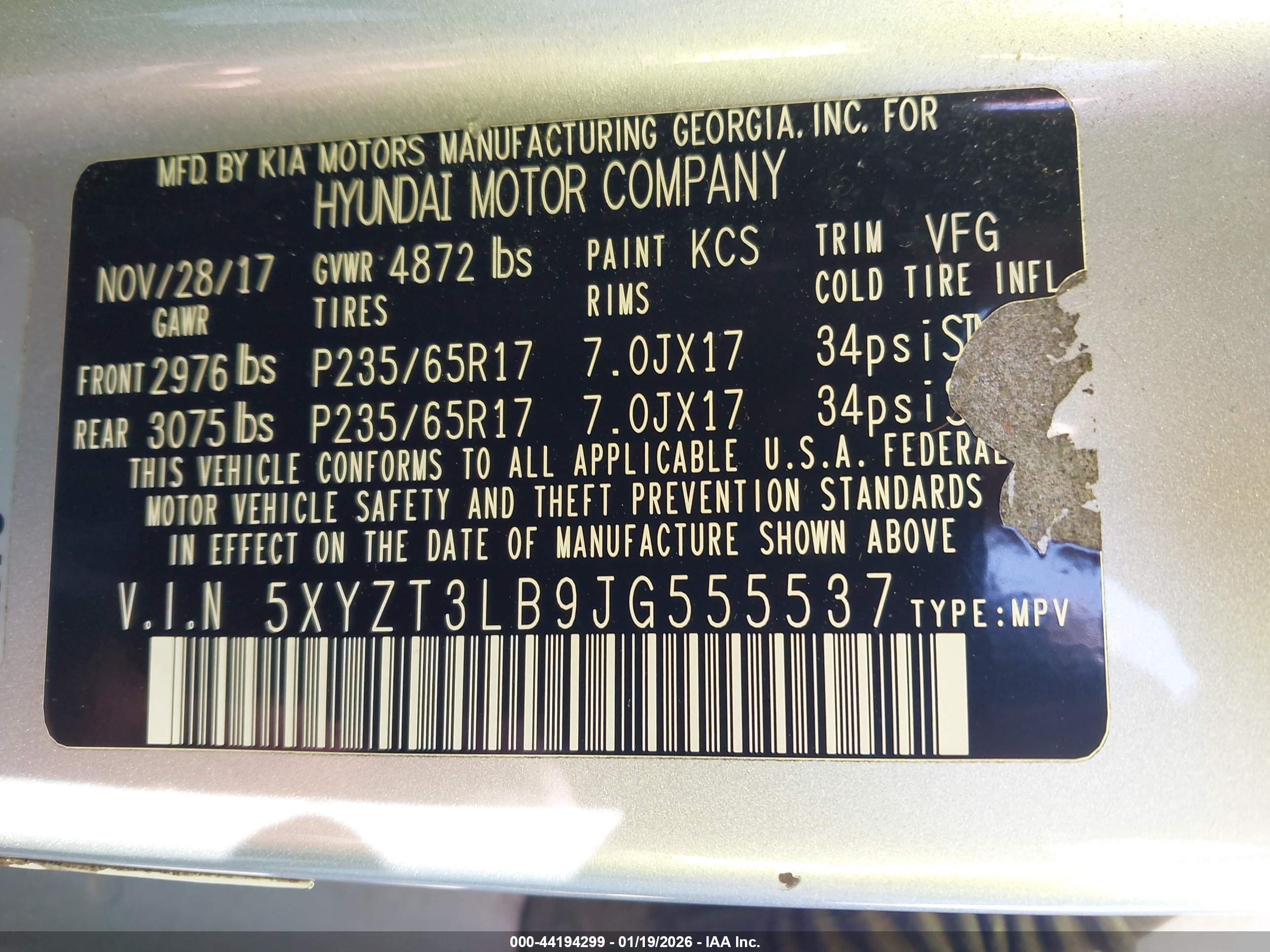 HYUNDAI SANTA image 9