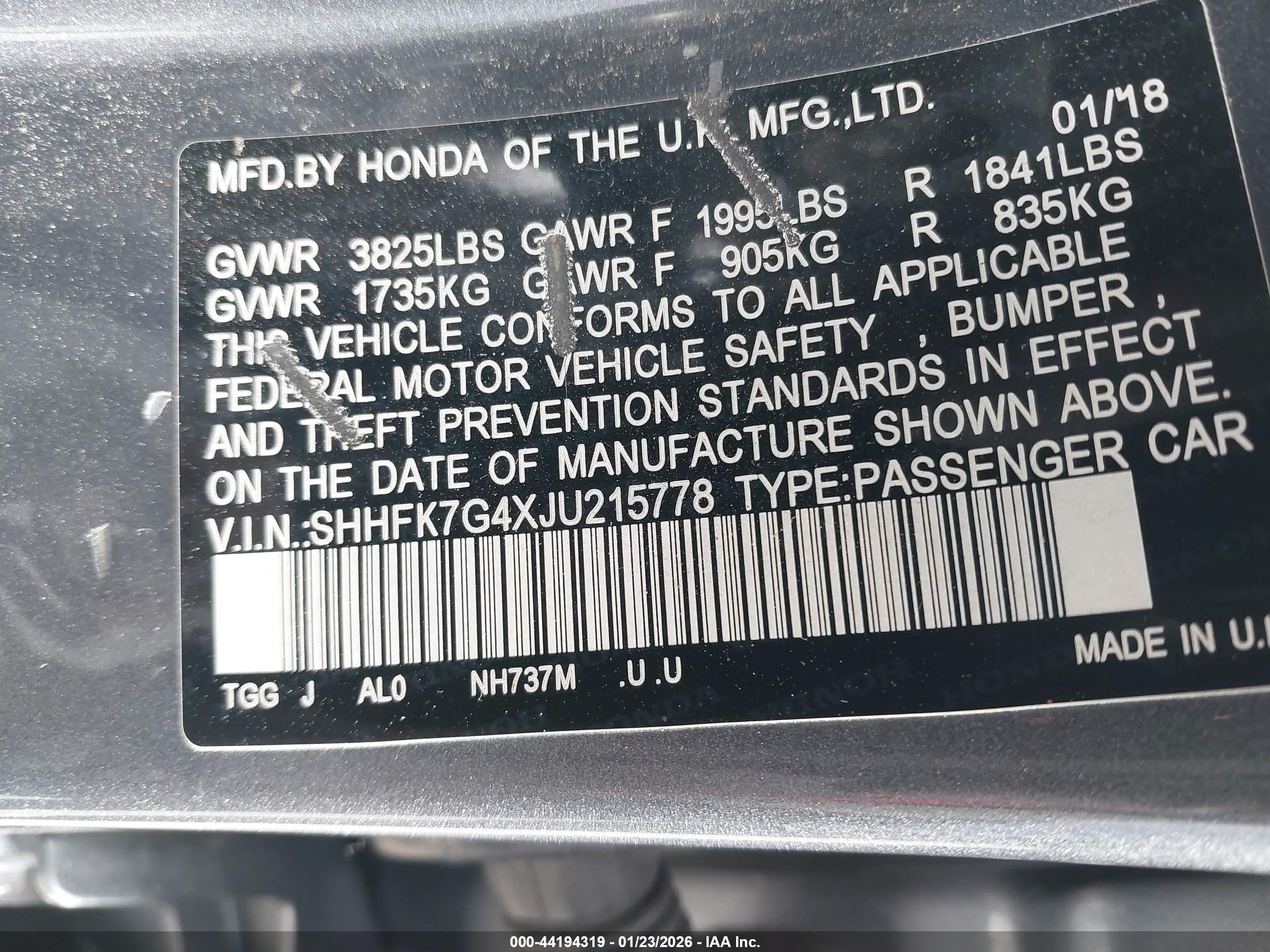 HONDA CIVIC image 9