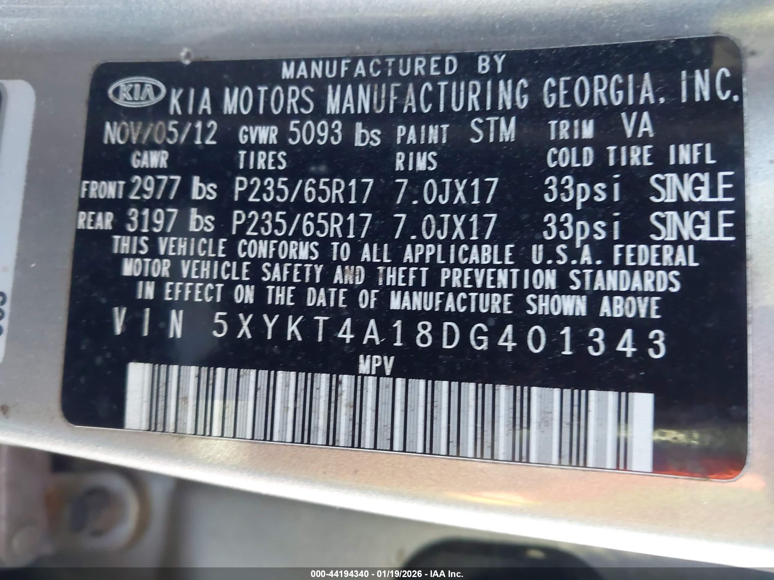 KIA SORENTO image 9
