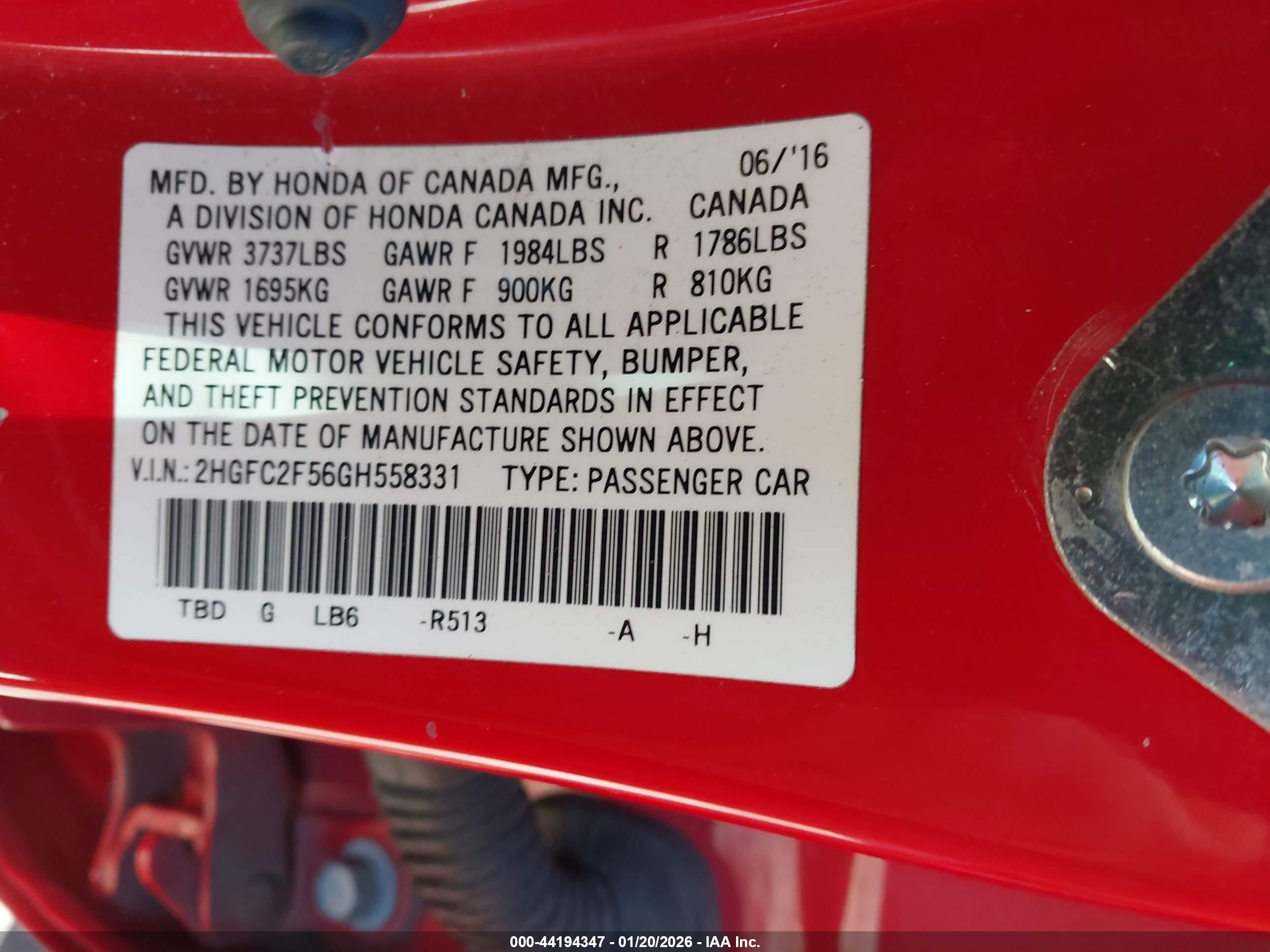 HONDA CIVIC image 9