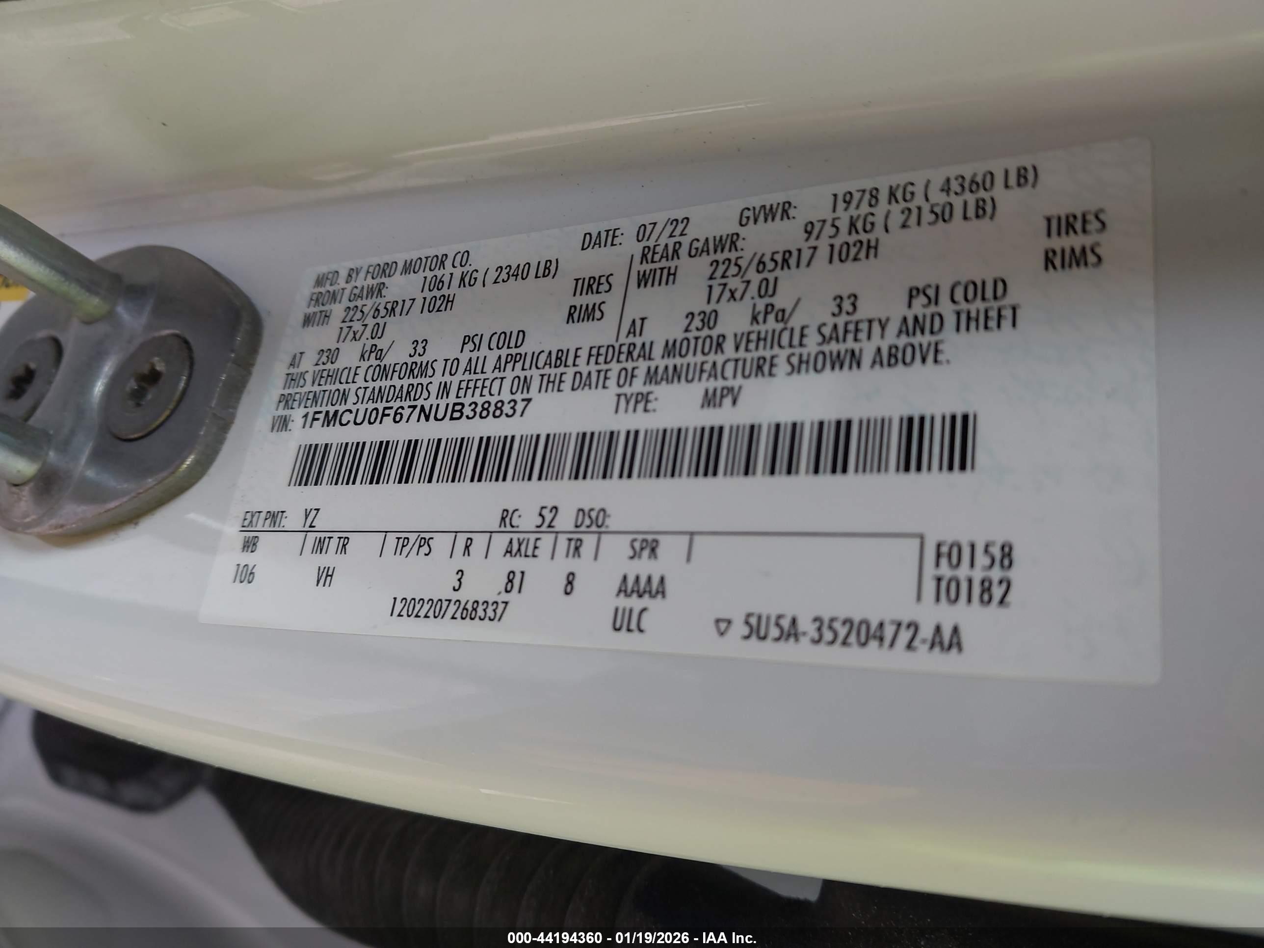 FORD ESCAPE image 9