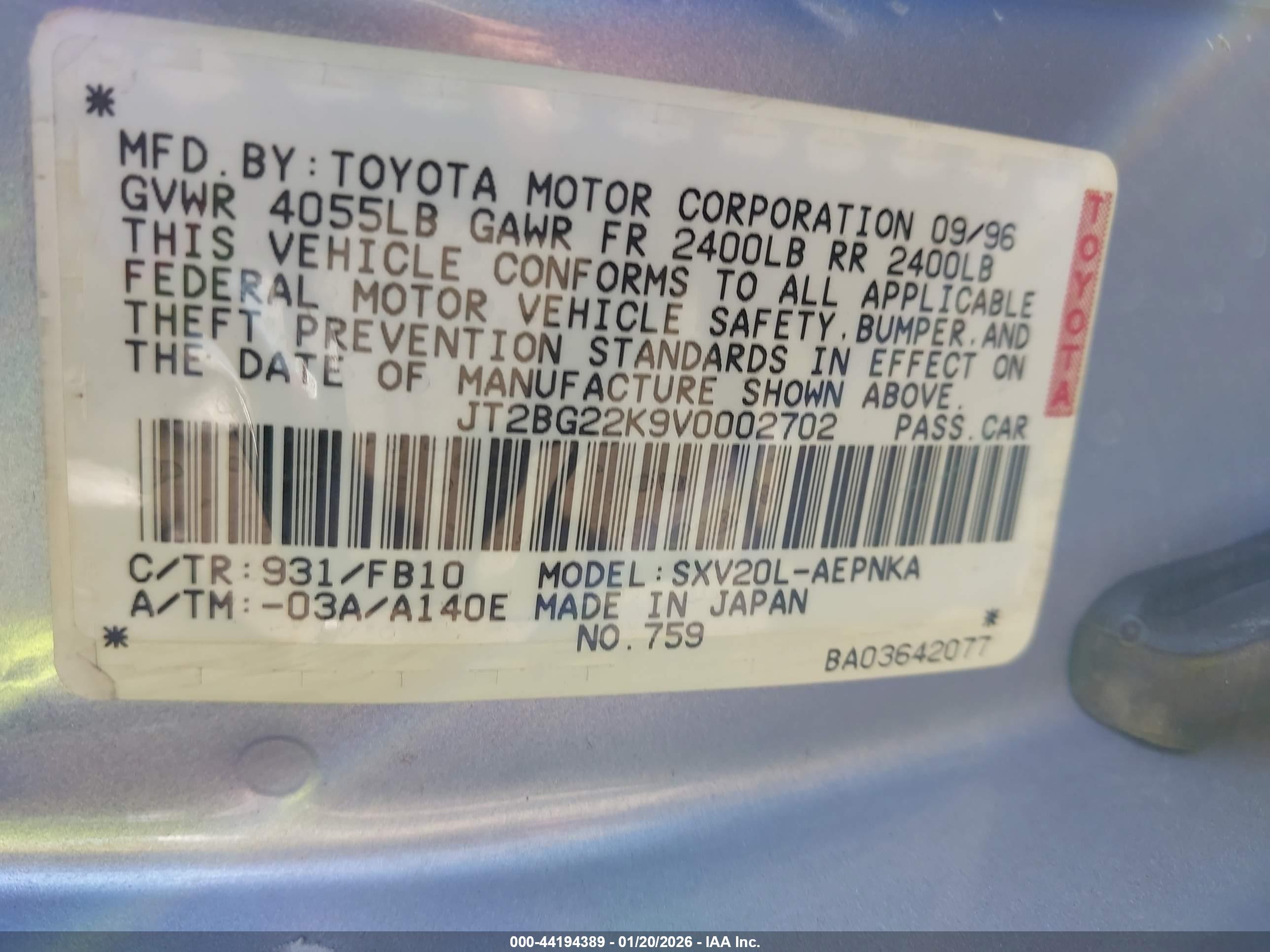 TOYOTA CAMRY image 9