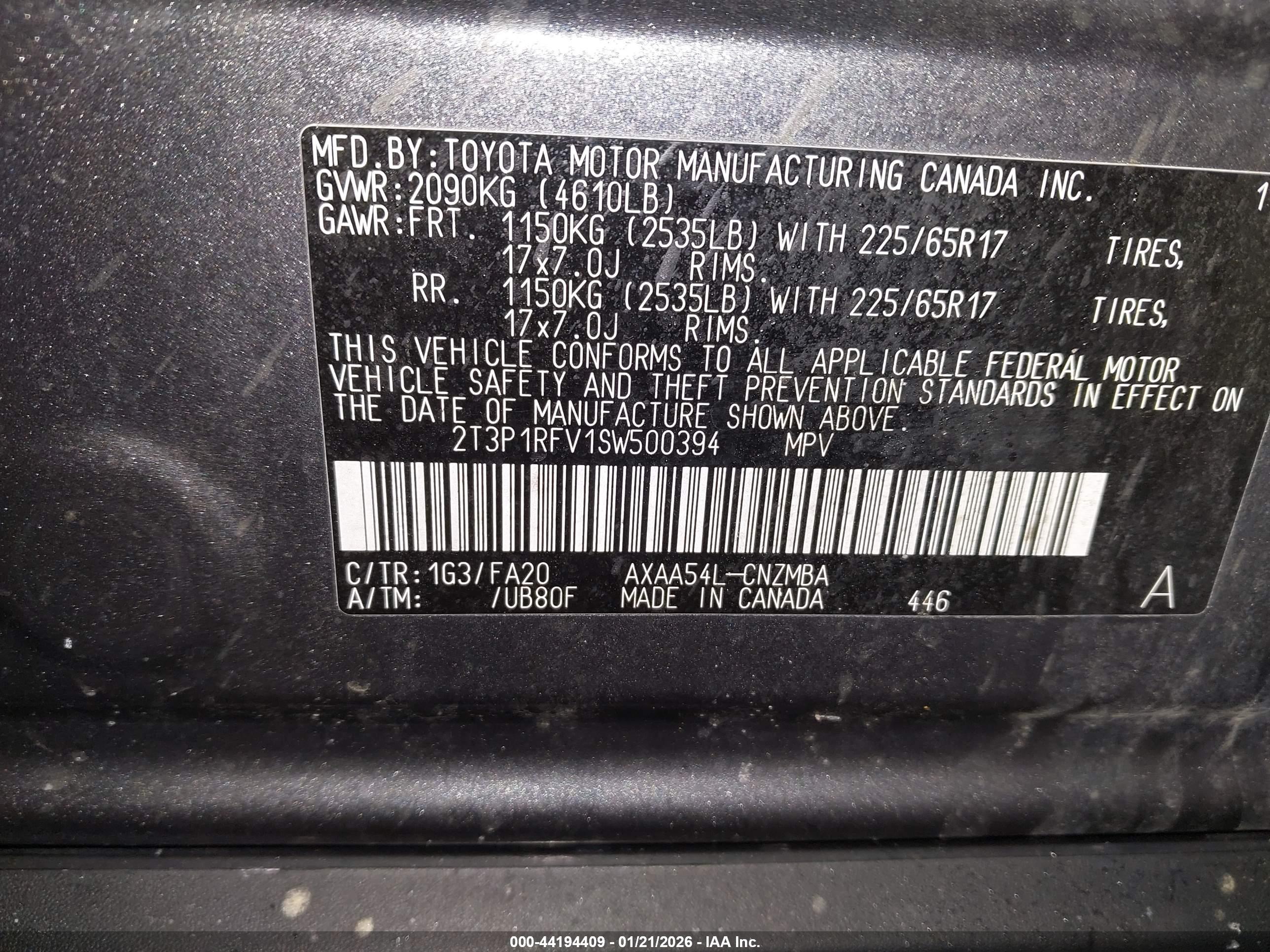 TOYOTA RAV4 image 9