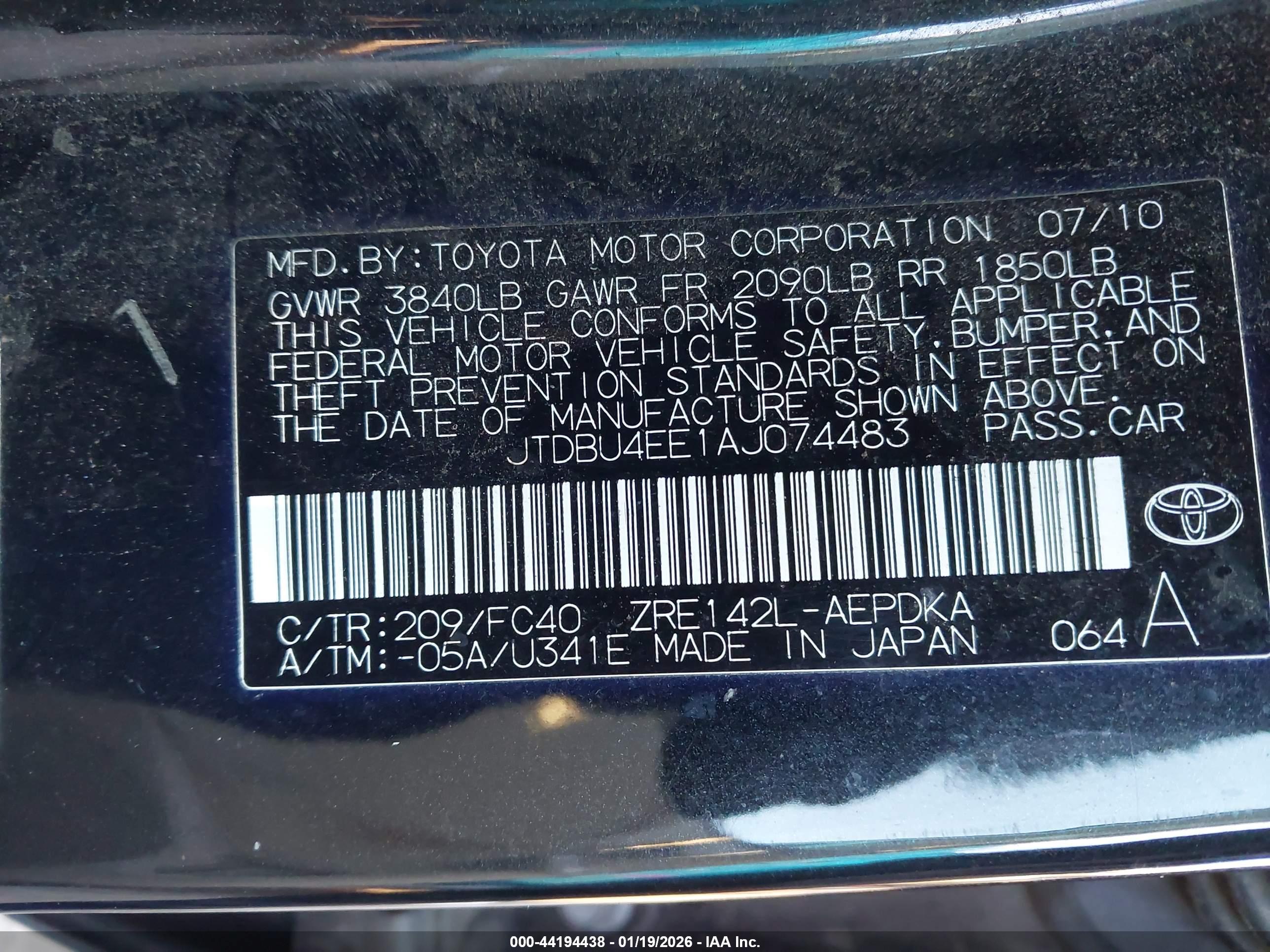 TOYOTA COROLLA image 9