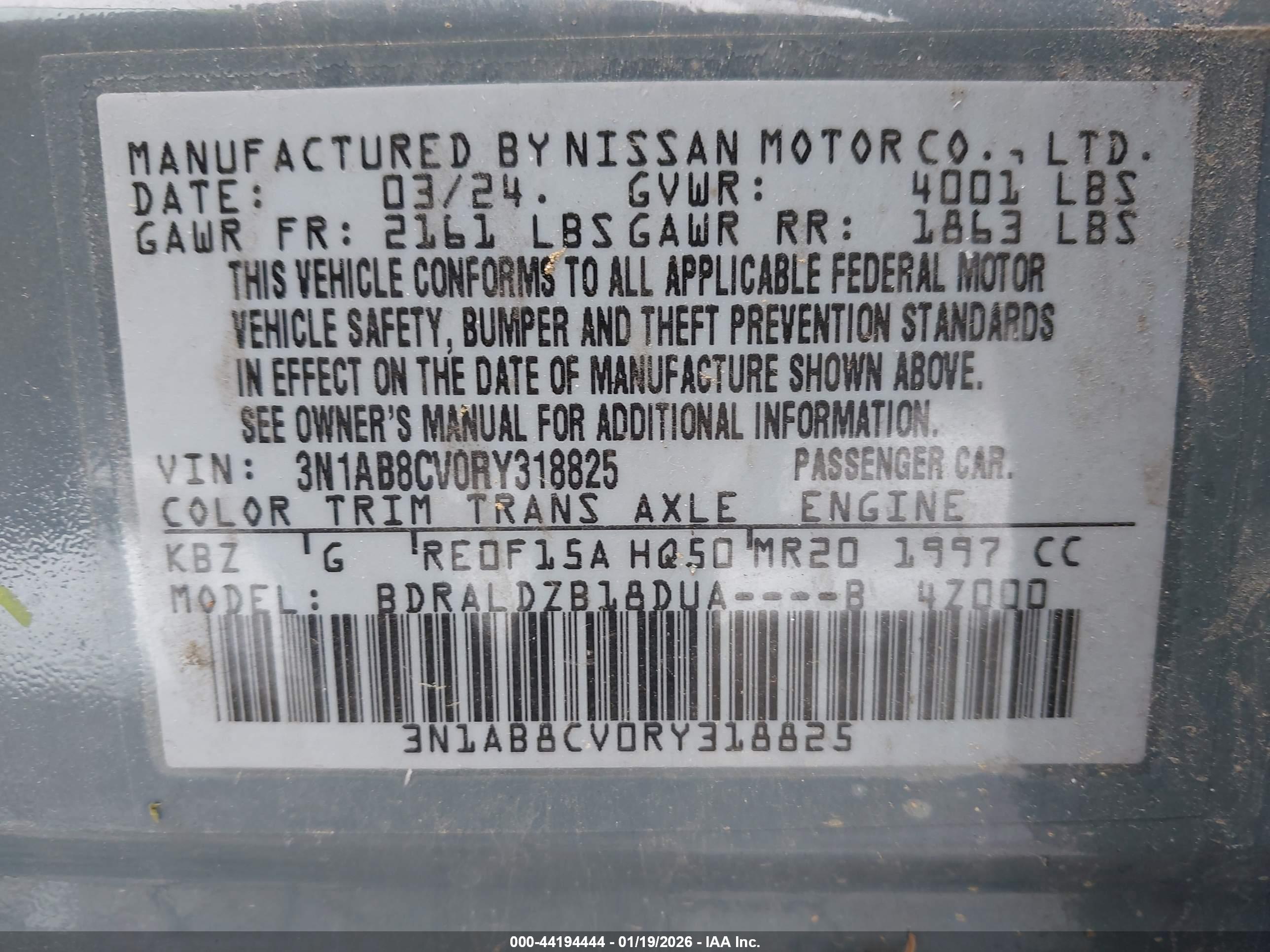 NISSAN SENTRA image 9