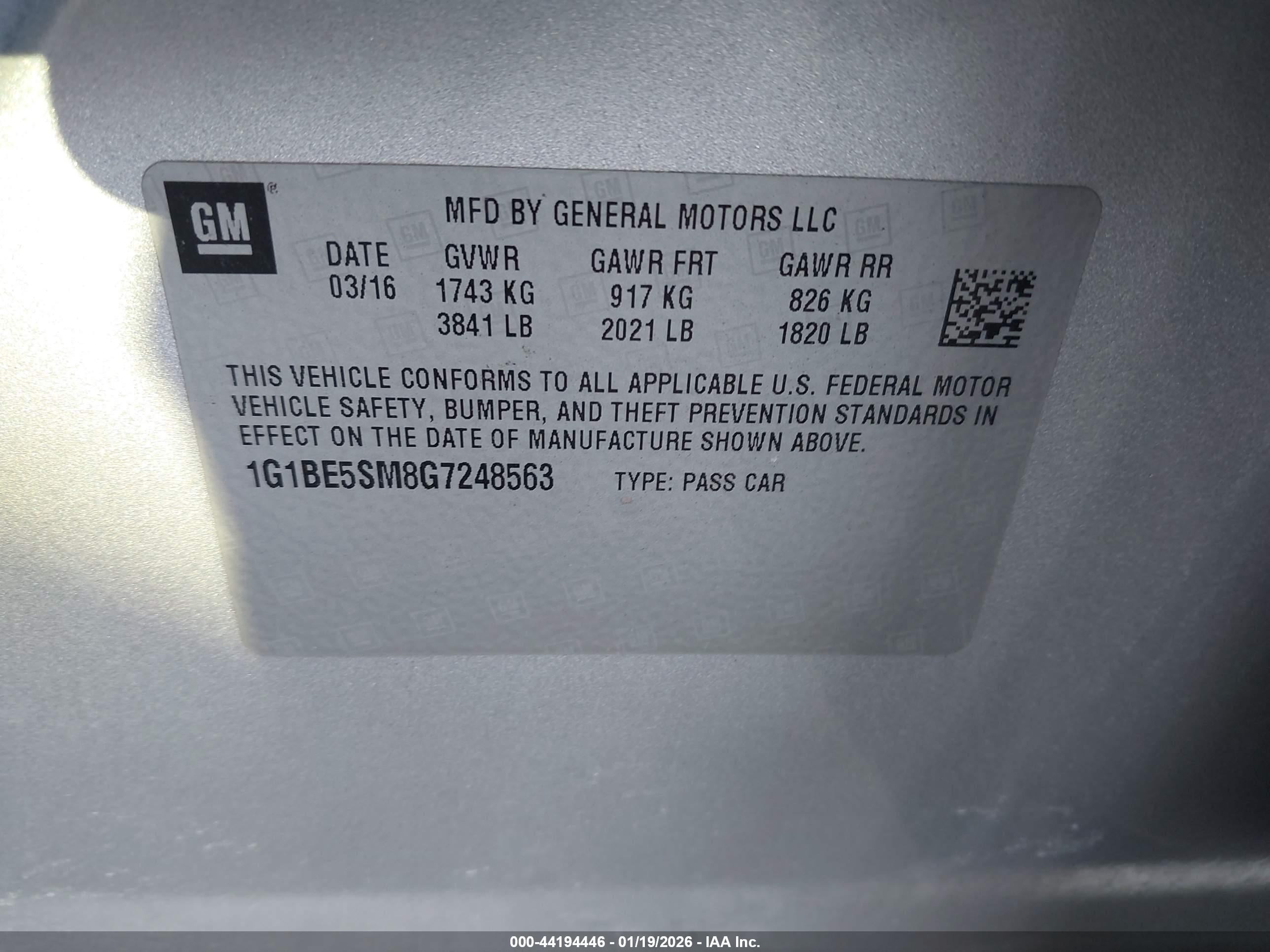 CHEVROLET CRUZE image 9