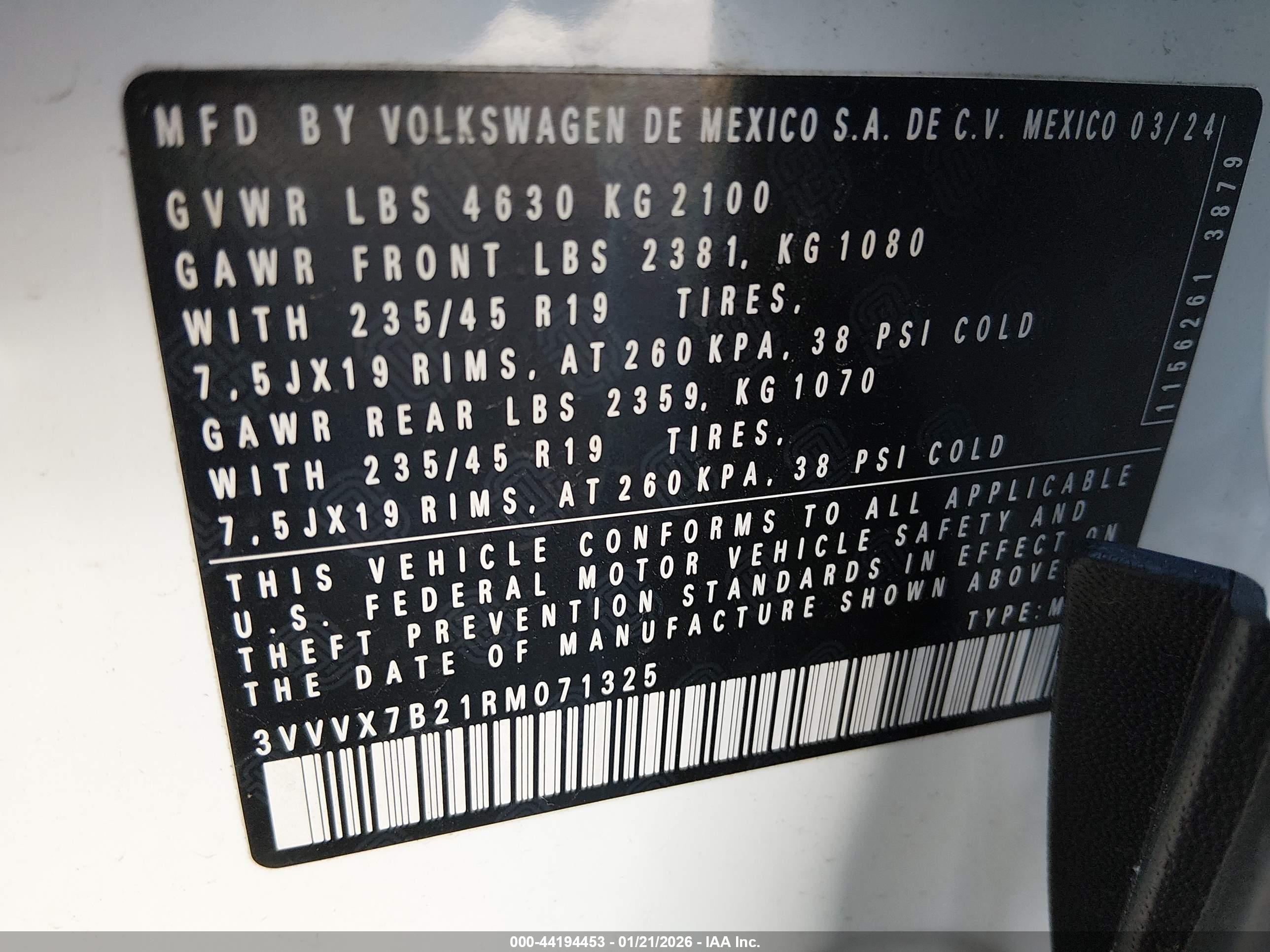 VOLKSWAGEN TAOS image 9