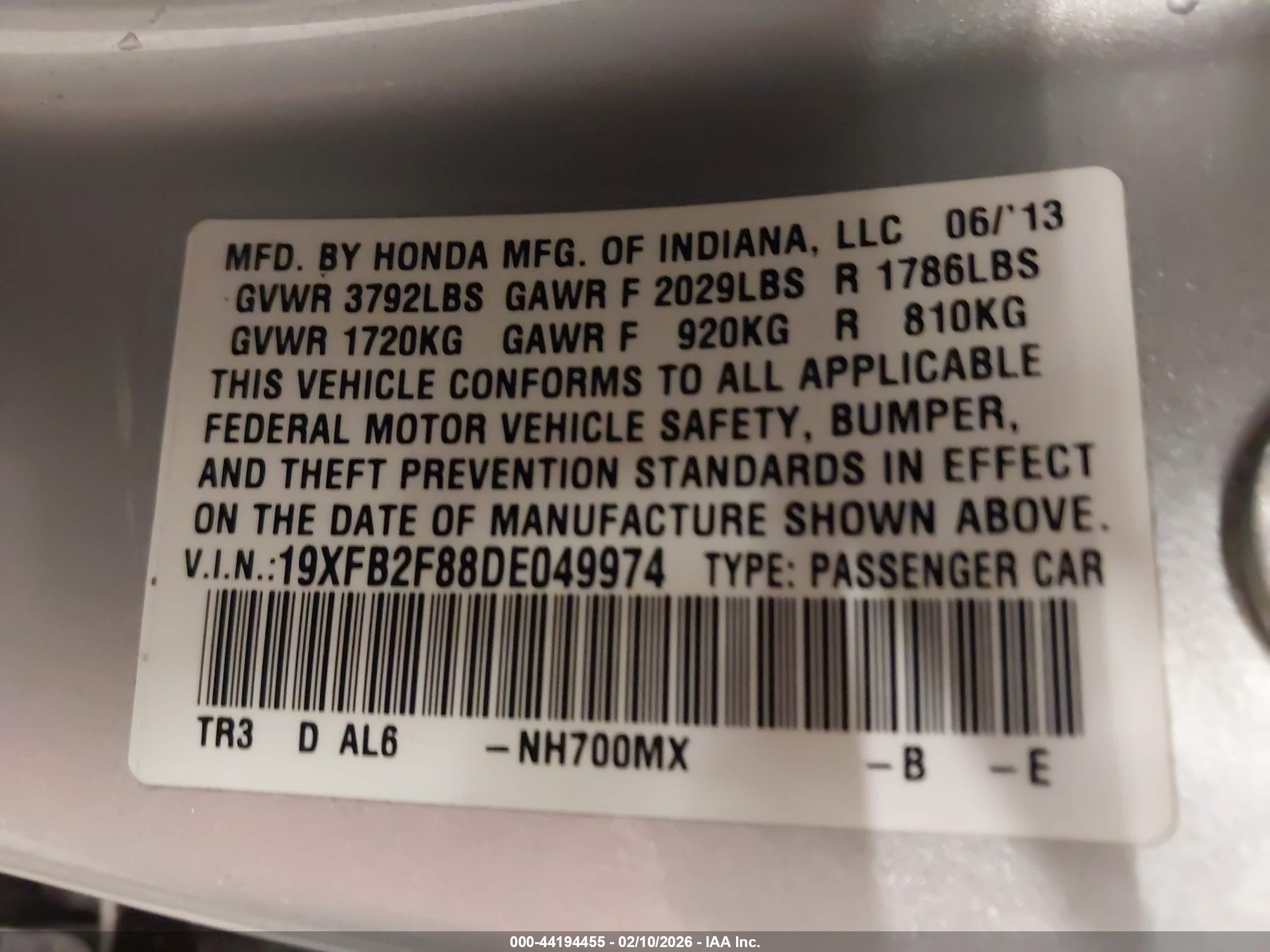 HONDA CIVIC image 9