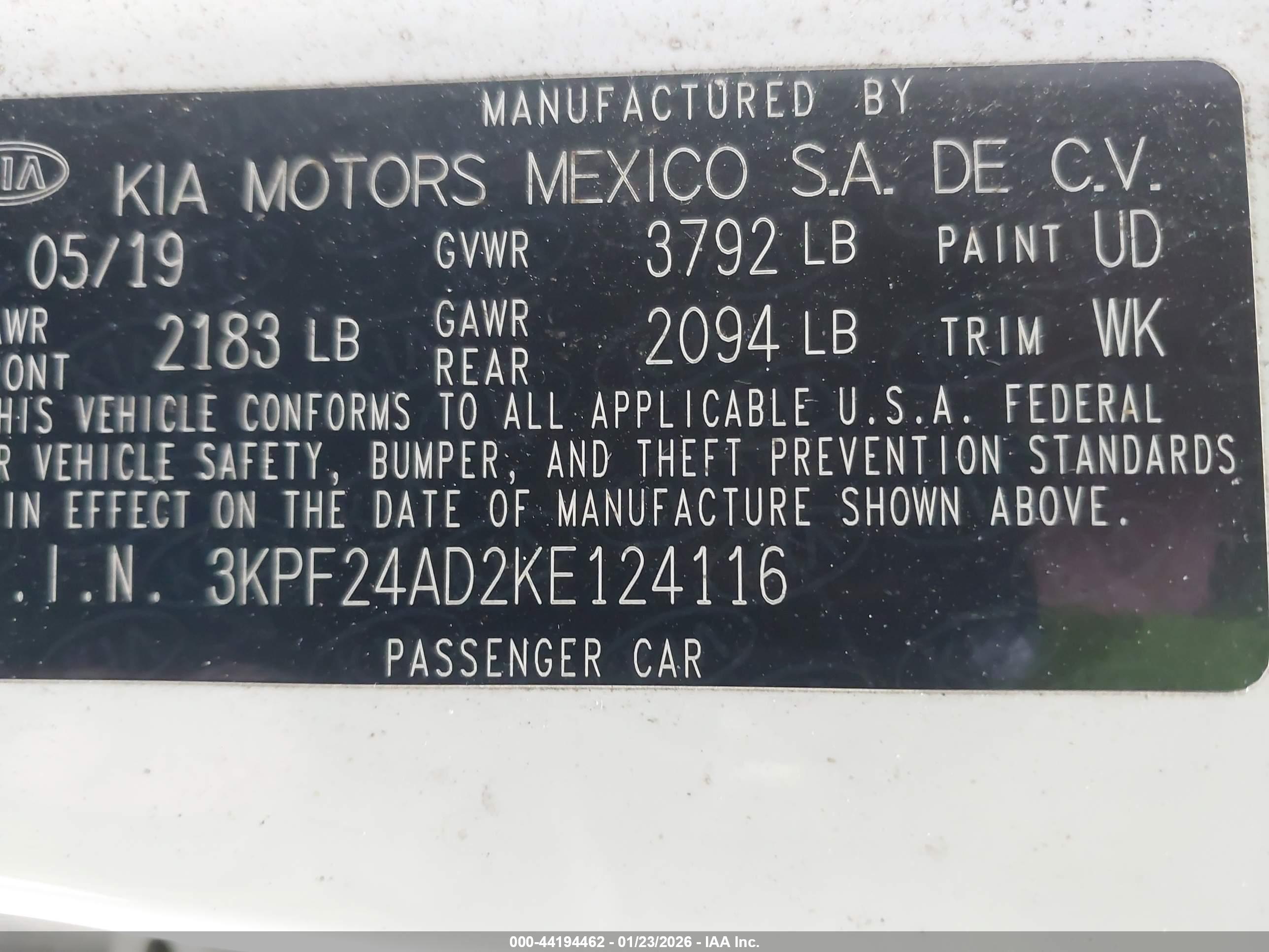 KIA FORTE image 9