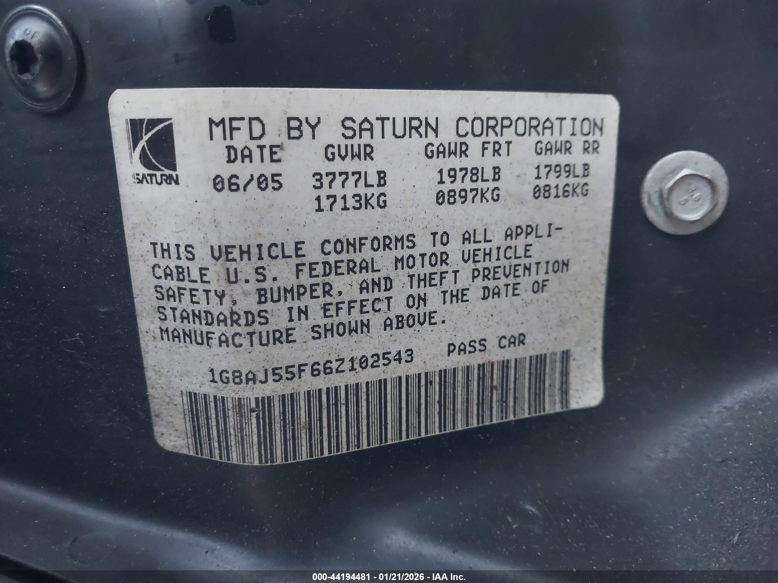 SATURN ION image 9
