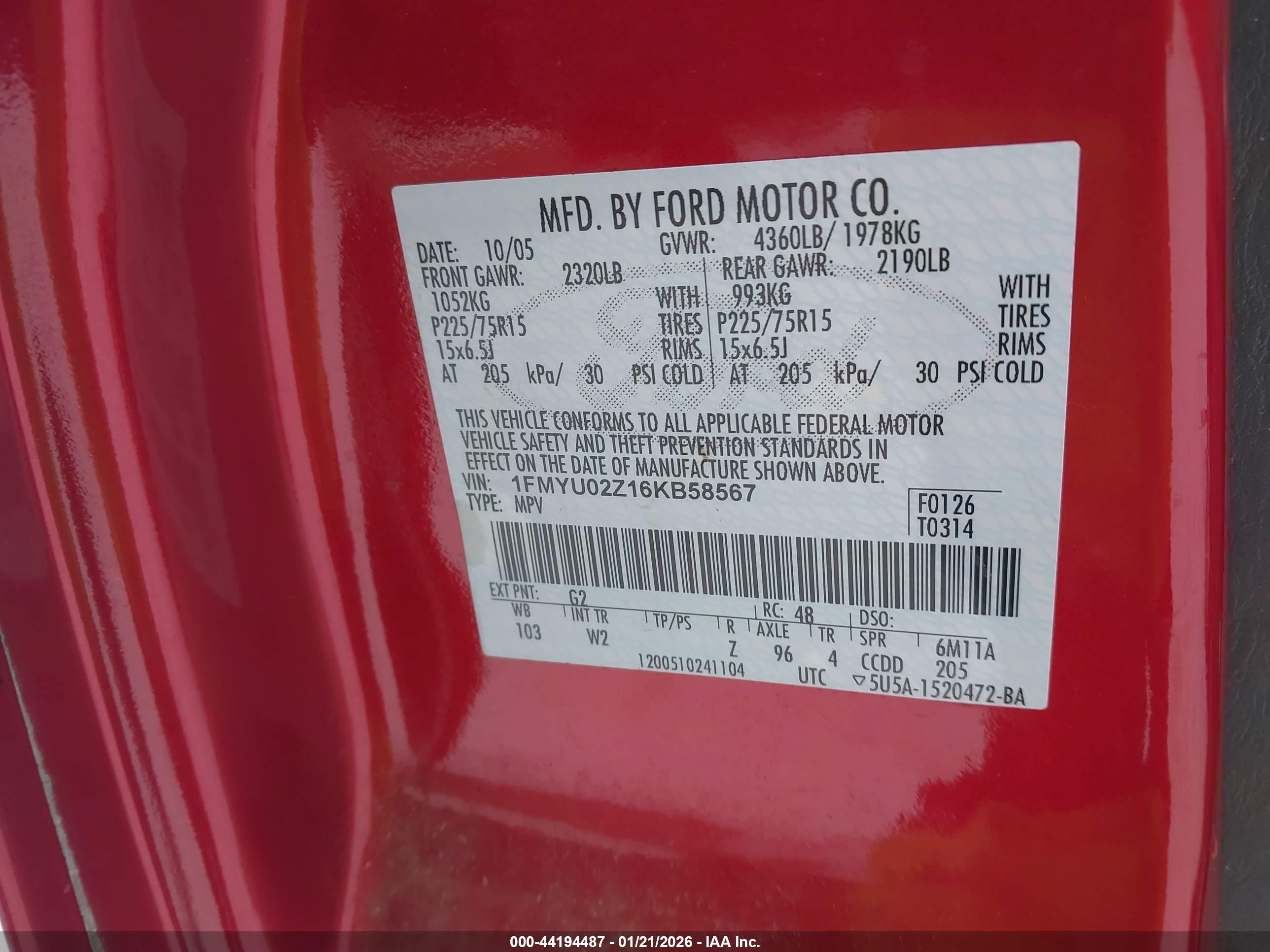 FORD ESCAPE image 9