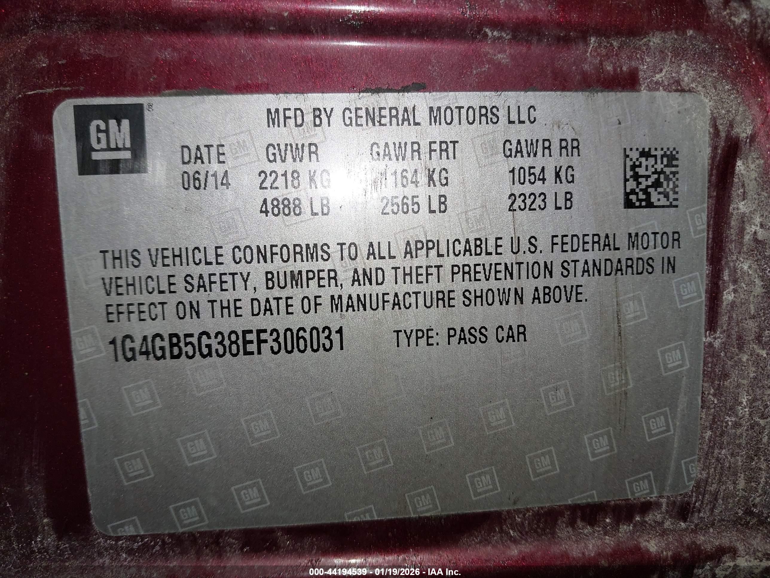BUICK LACROSSE image 9