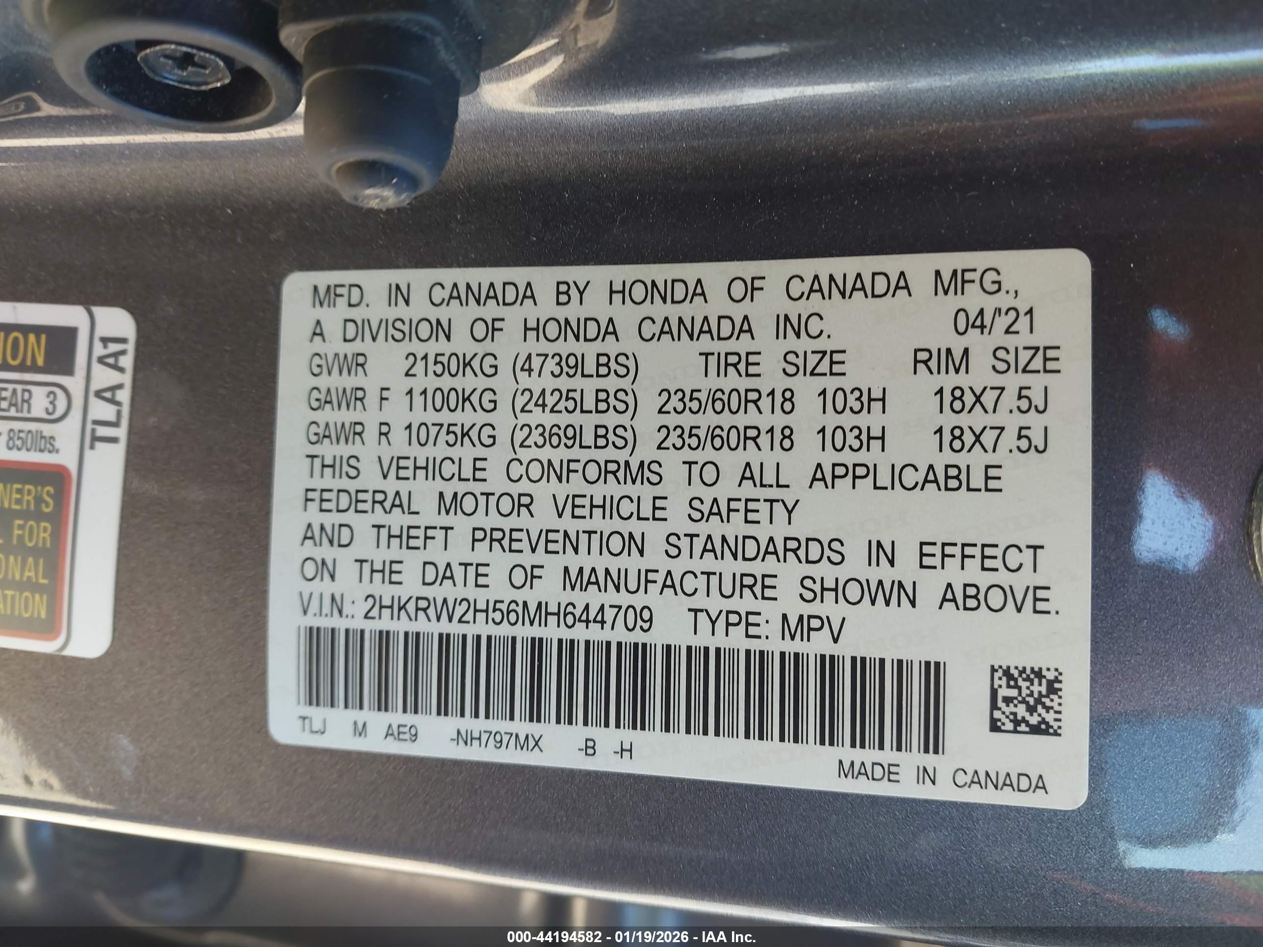 HONDA CR-V image 9