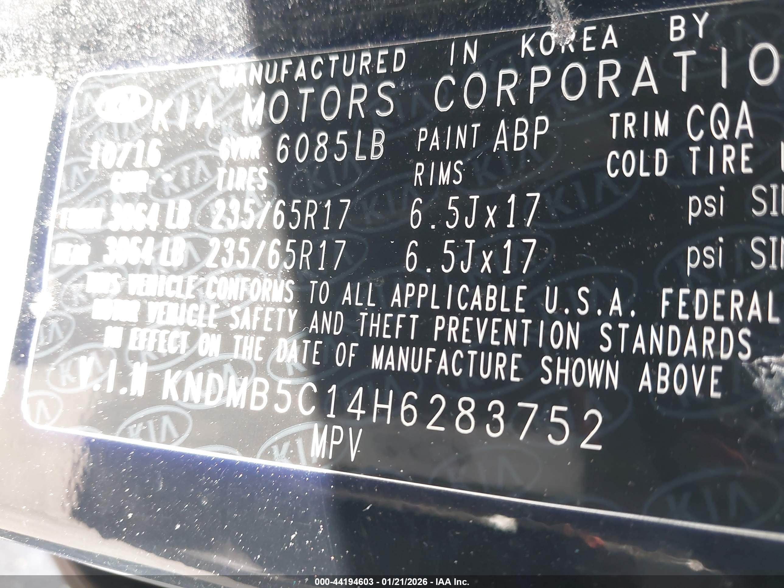KIA SEDONA image 9
