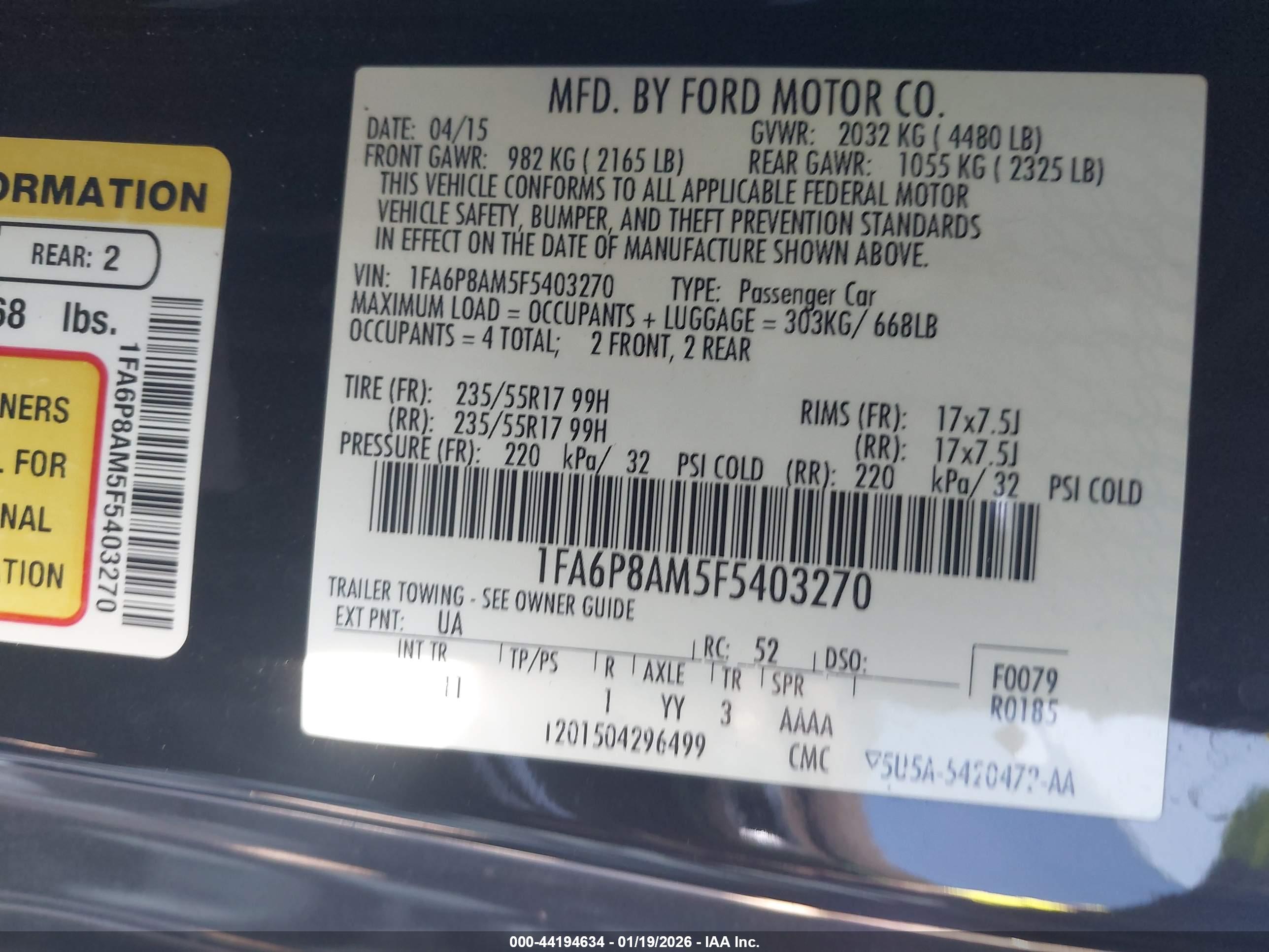 FORD MUSTANG image 9