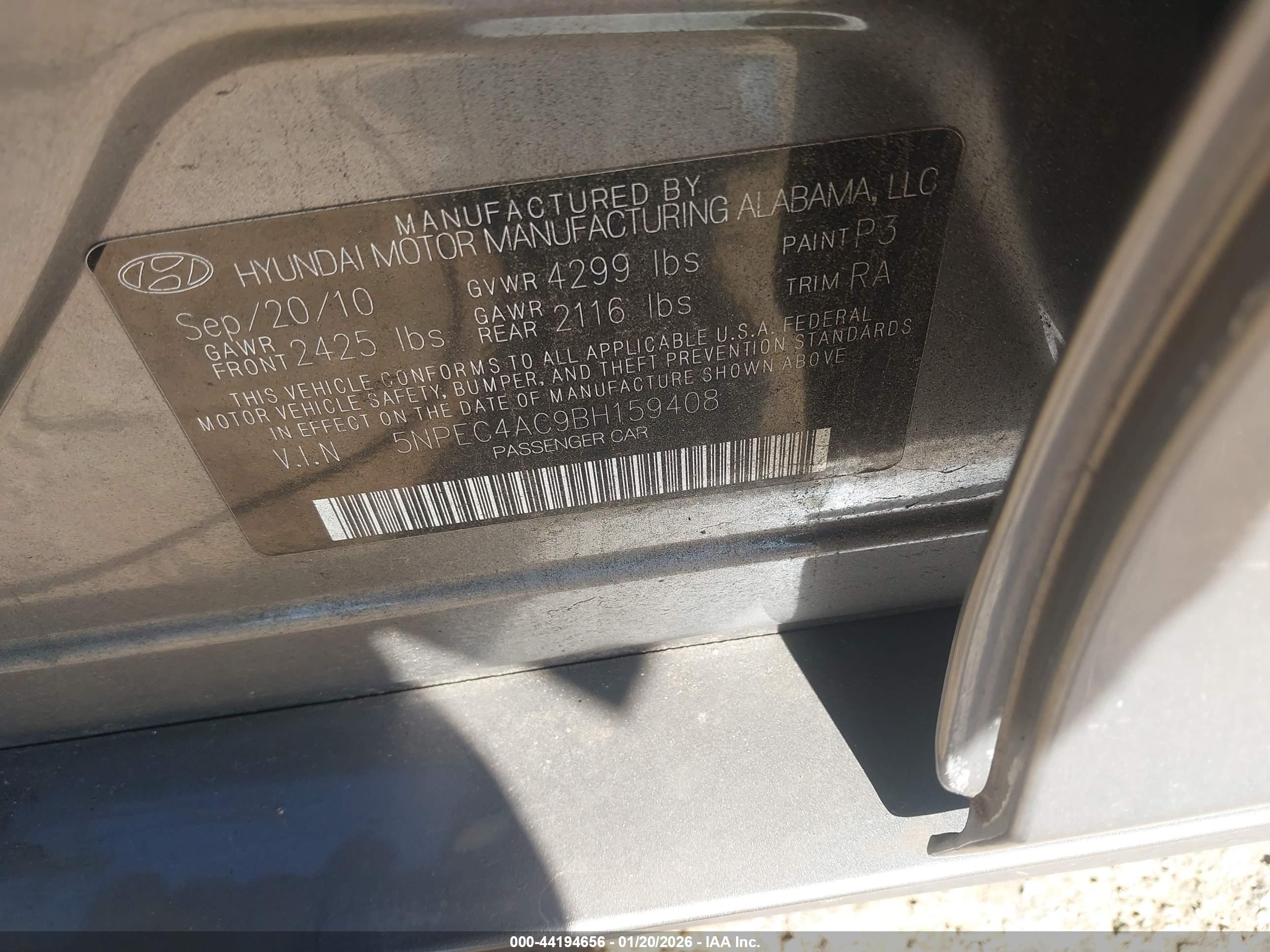 HYUNDAI SONATA image 9