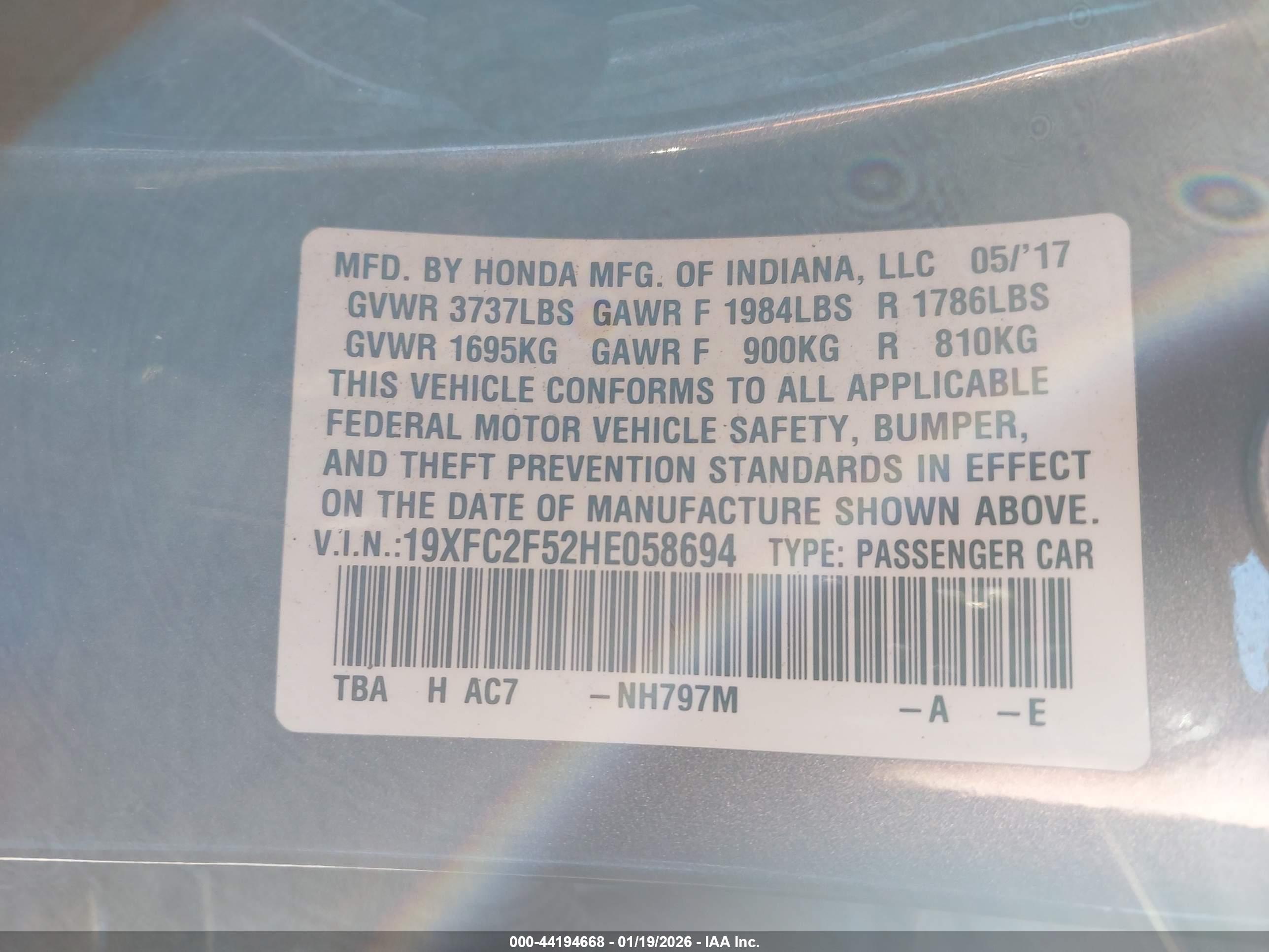 HONDA CIVIC image 9