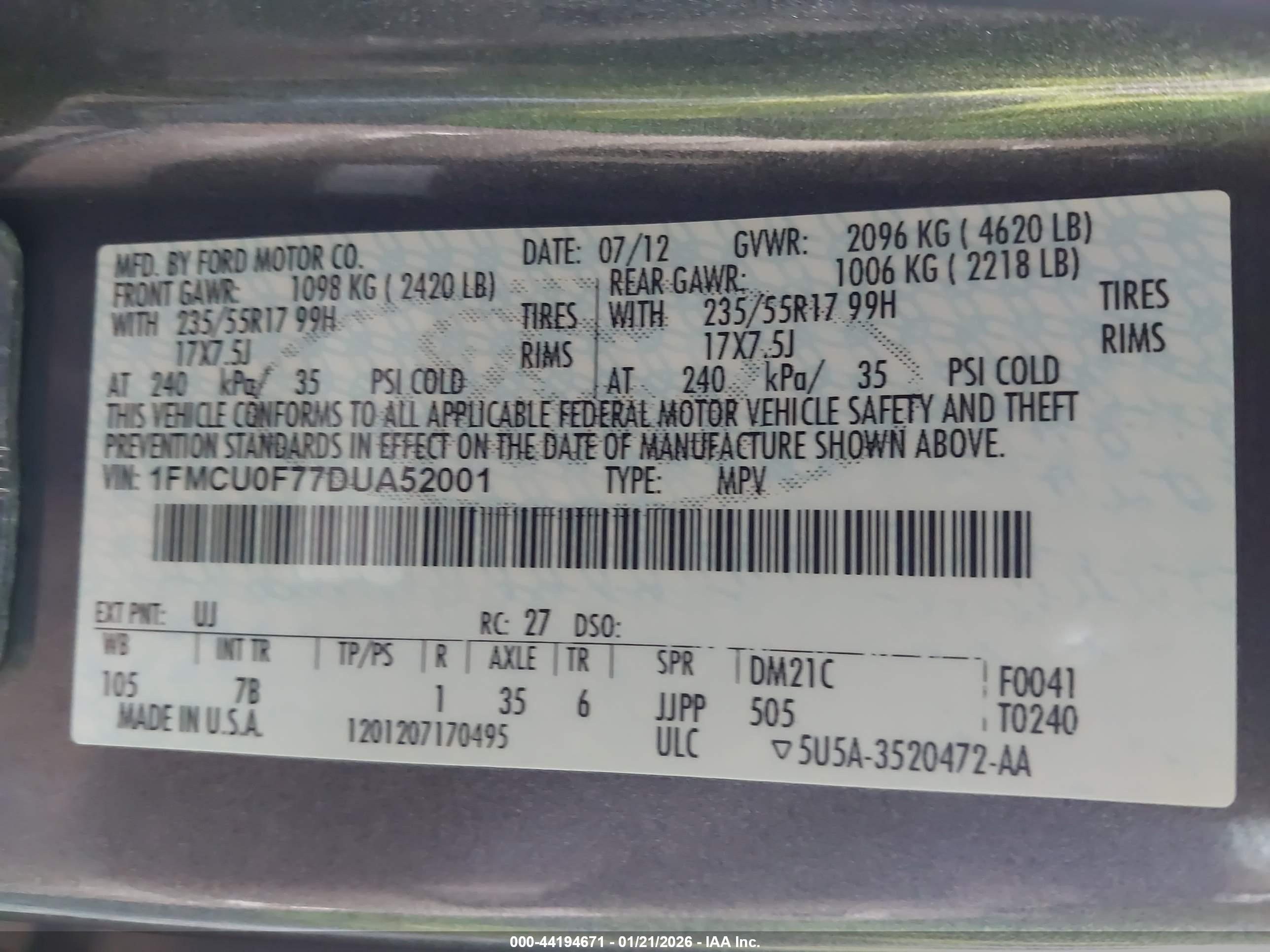 FORD ESCAPE image 9