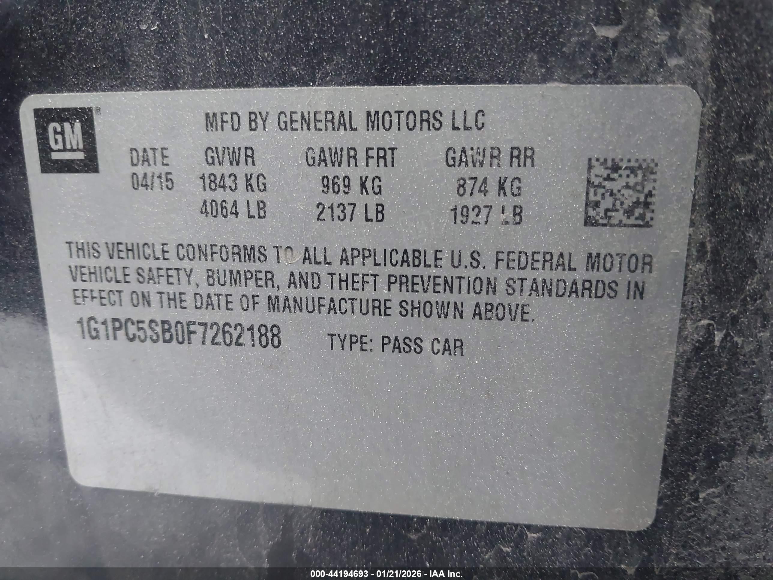 CHEVROLET CRUZE image 9