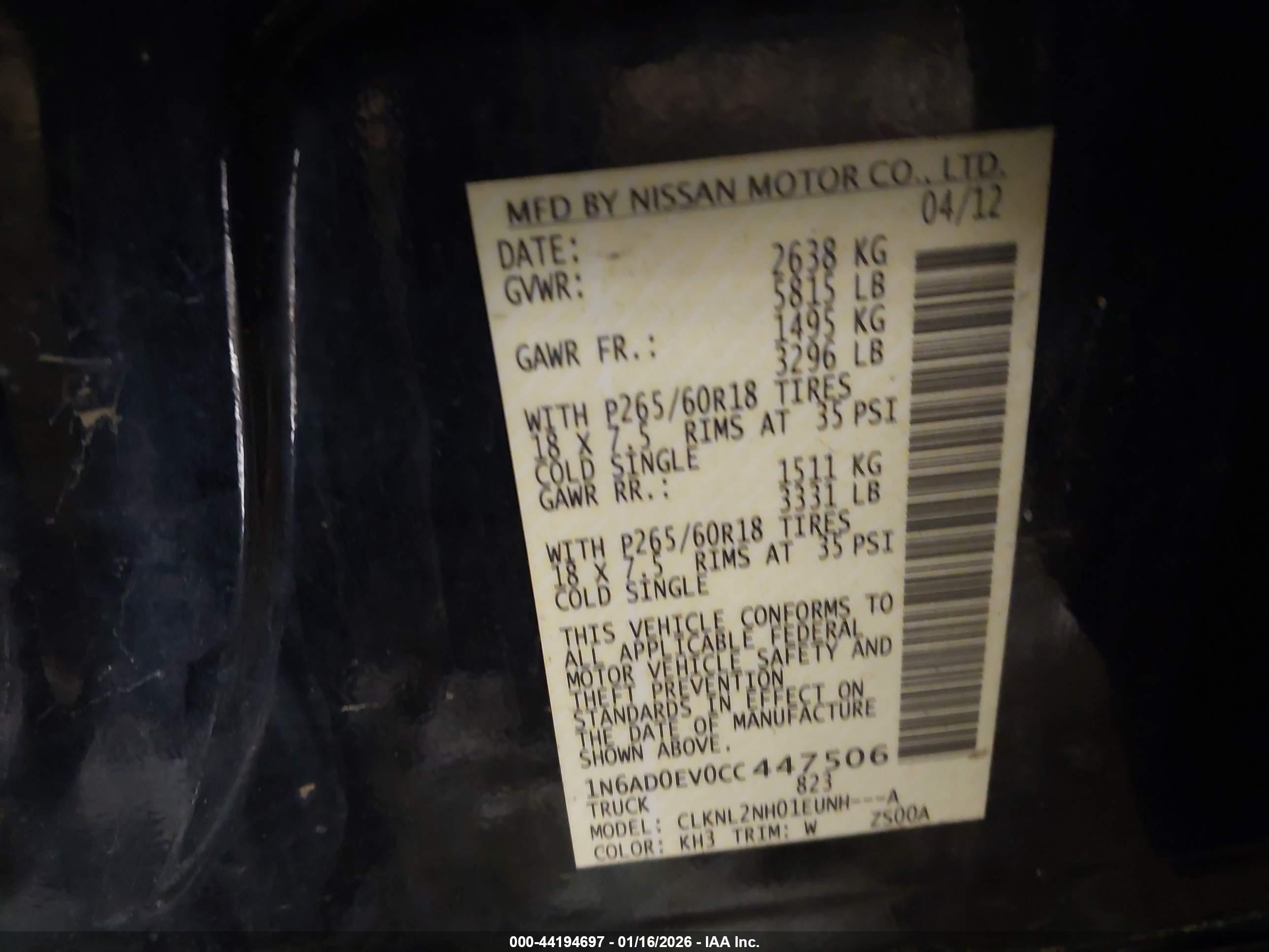 NISSAN FRONTIER image 9