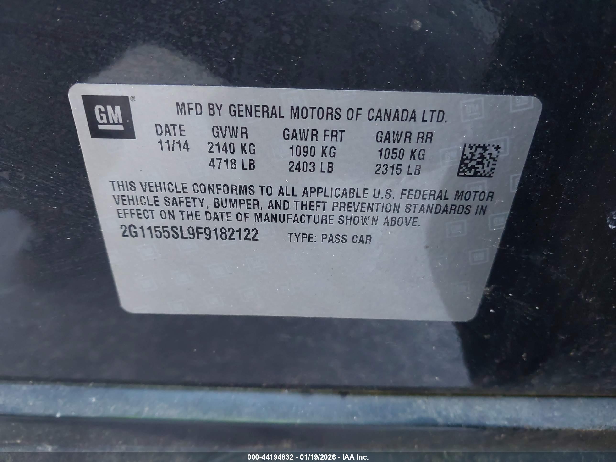 CHEVROLET IMPALA image 9