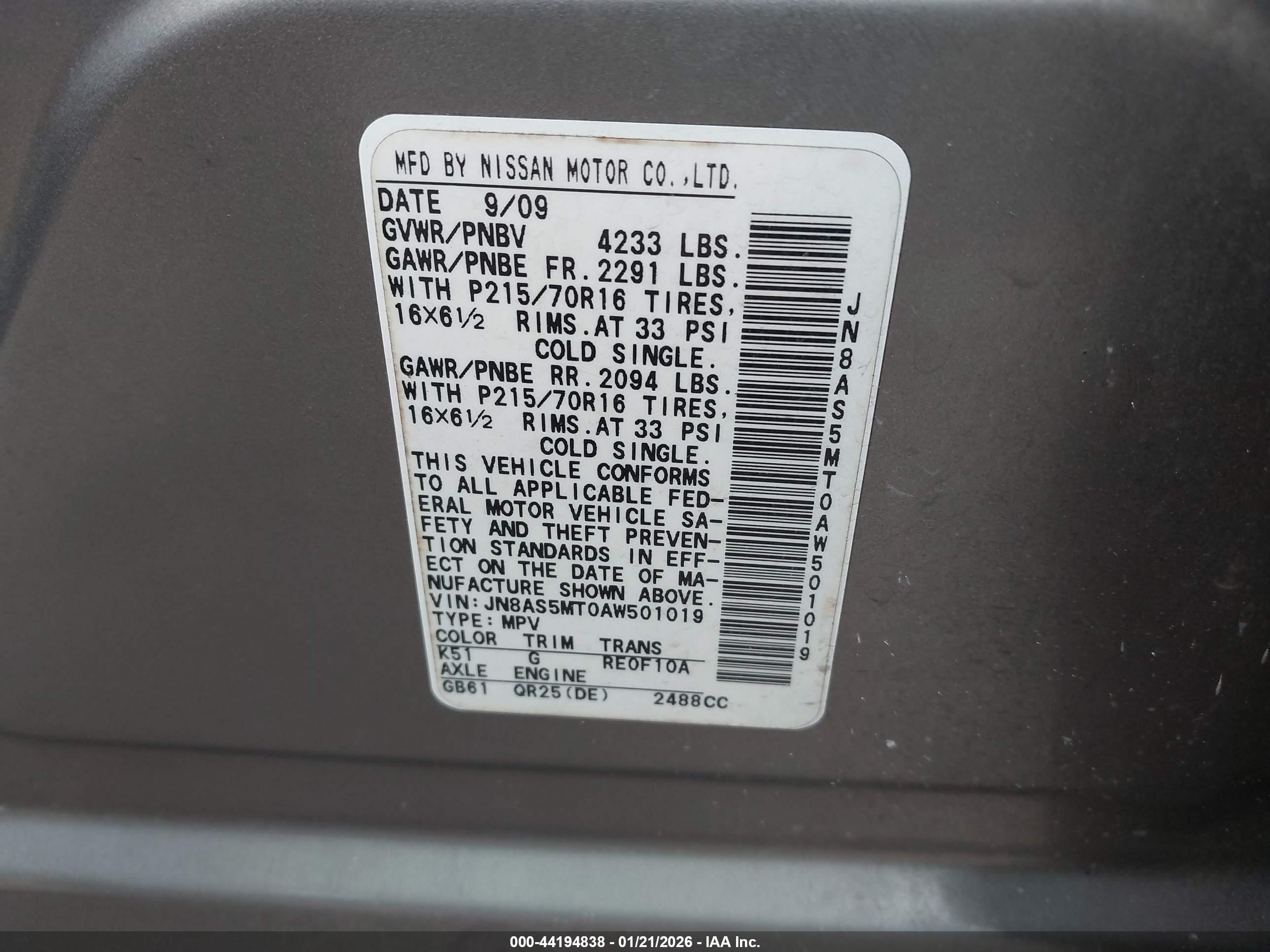 NISSAN ROGUE image 9