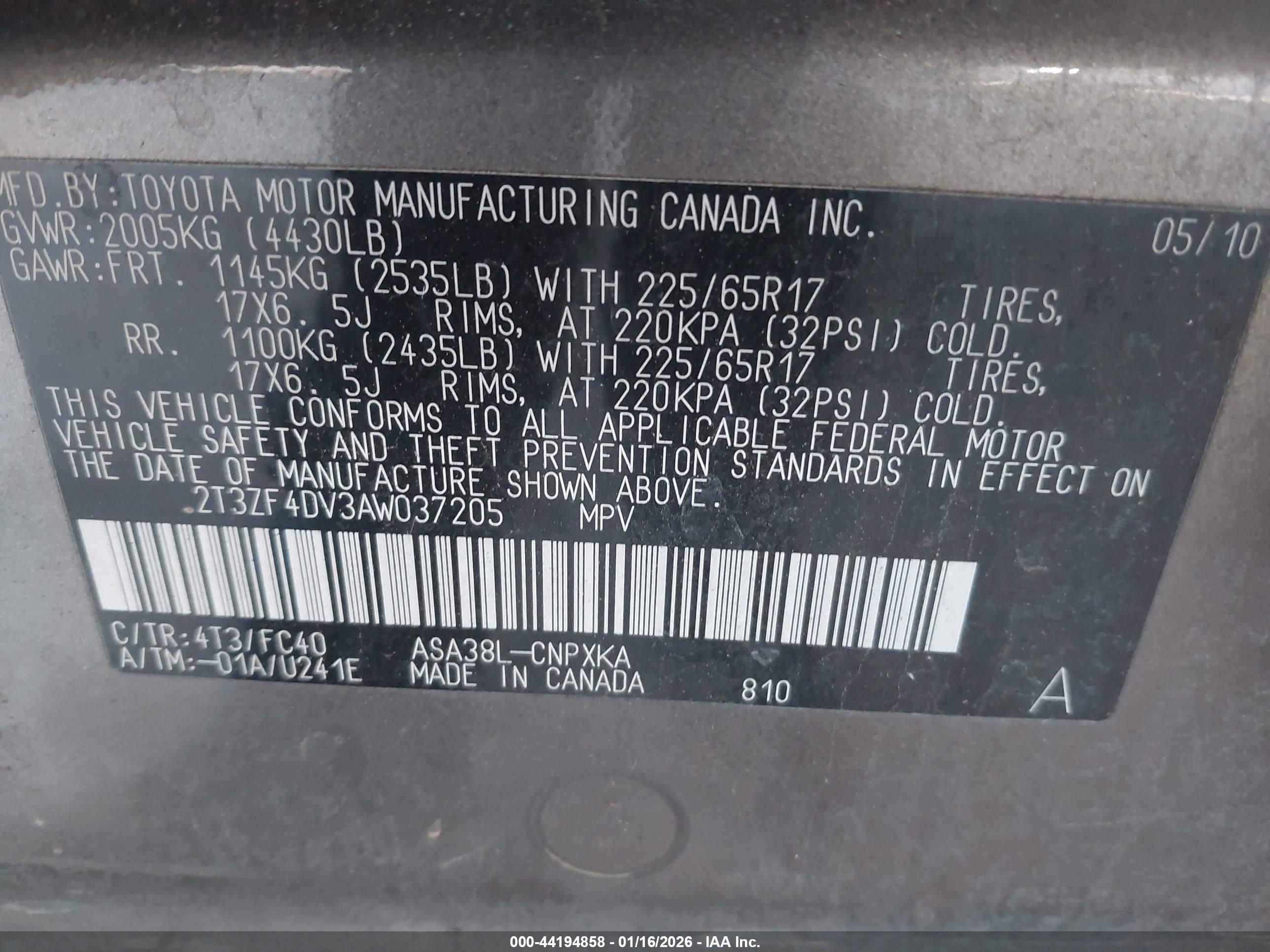 TOYOTA RAV4 image 9