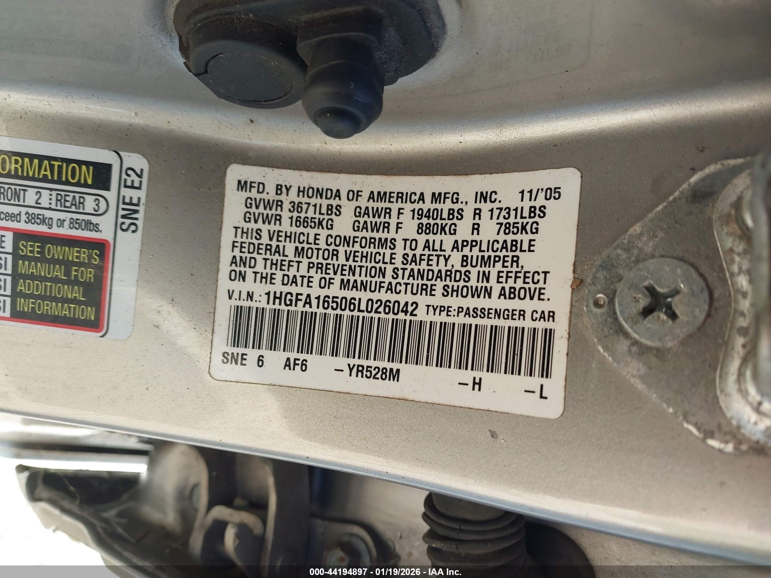 HONDA CIVIC image 9
