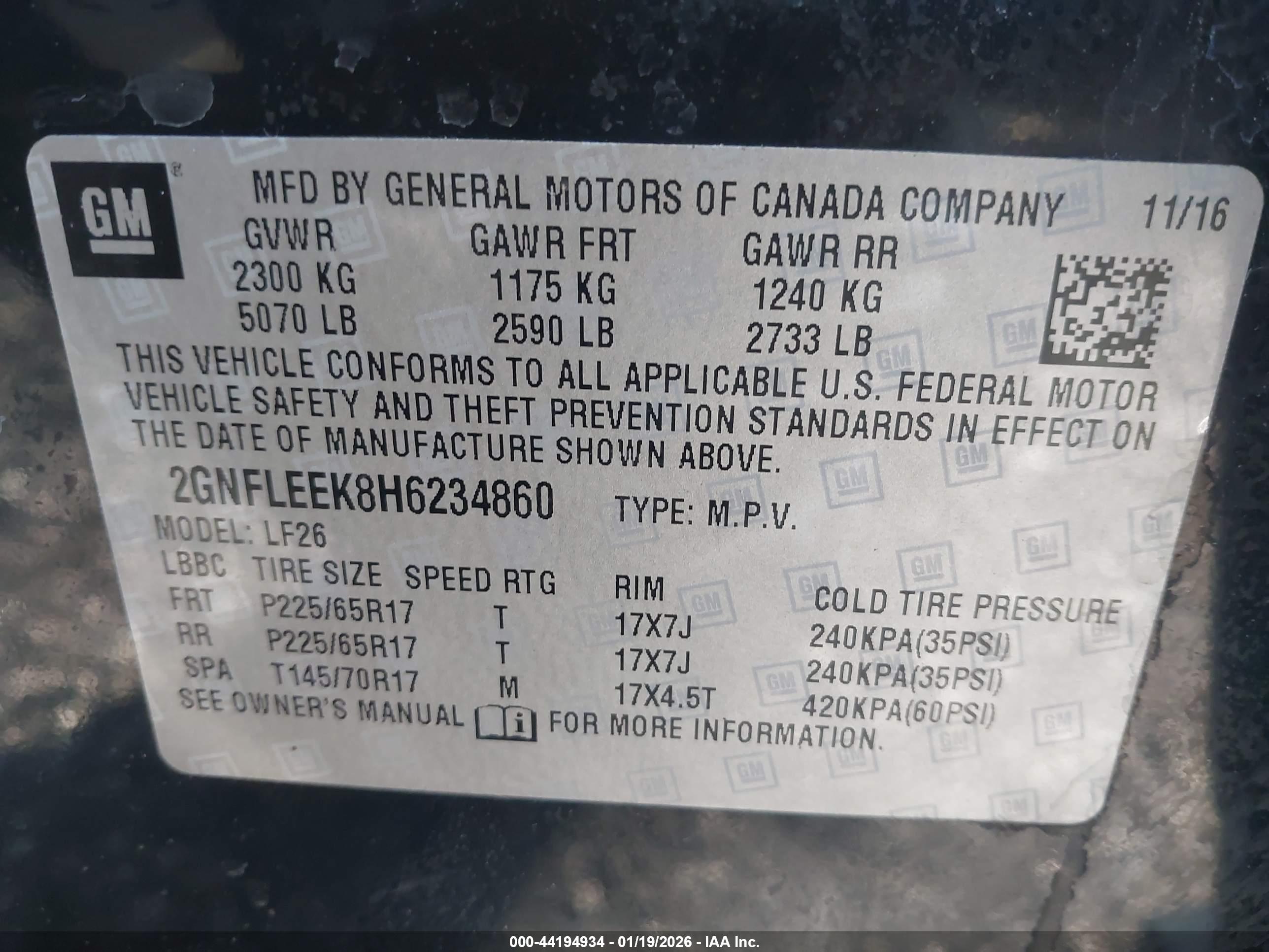 CHEVROLET EQUINOX image 9