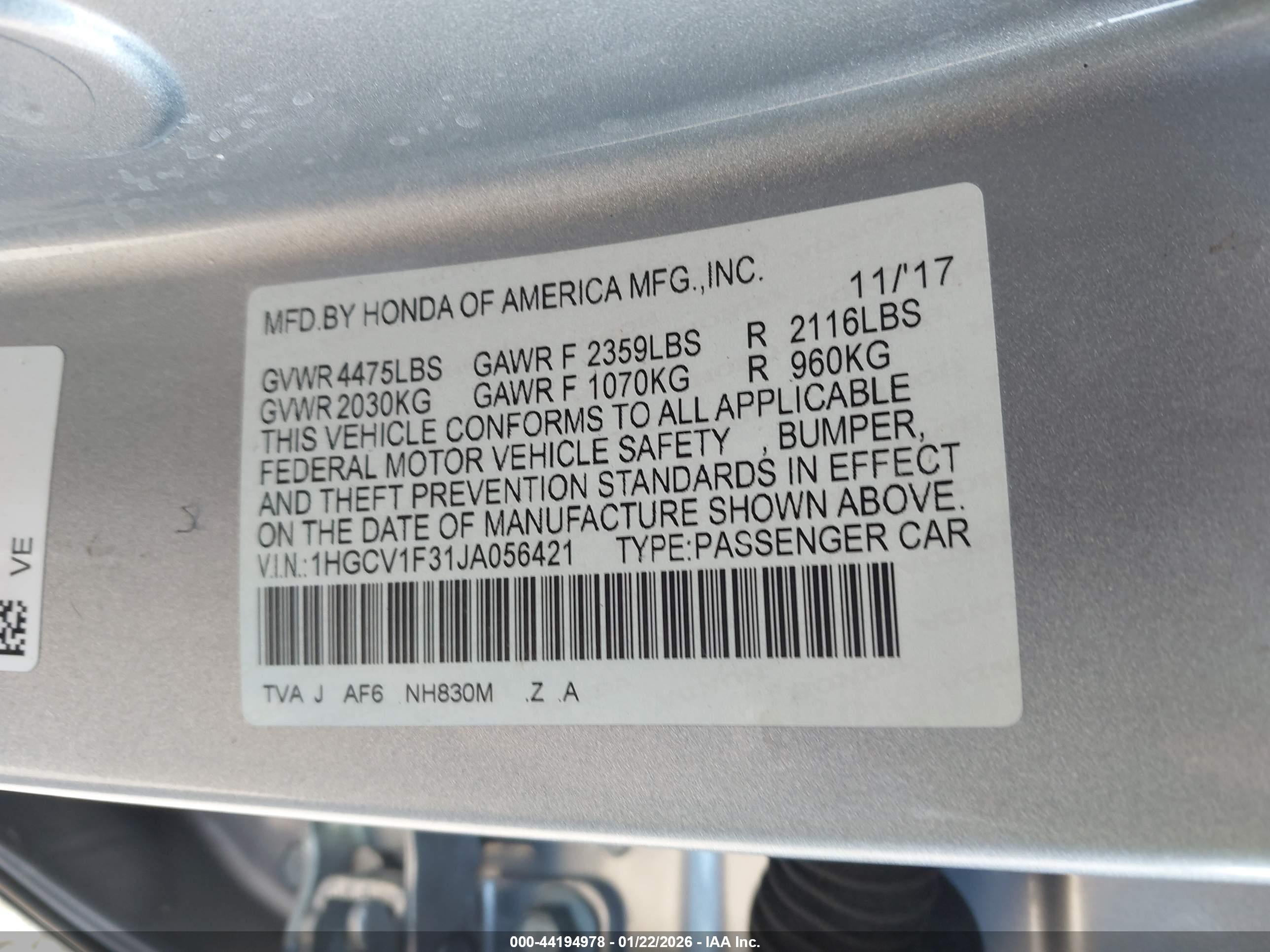 HONDA ACCORD image 9