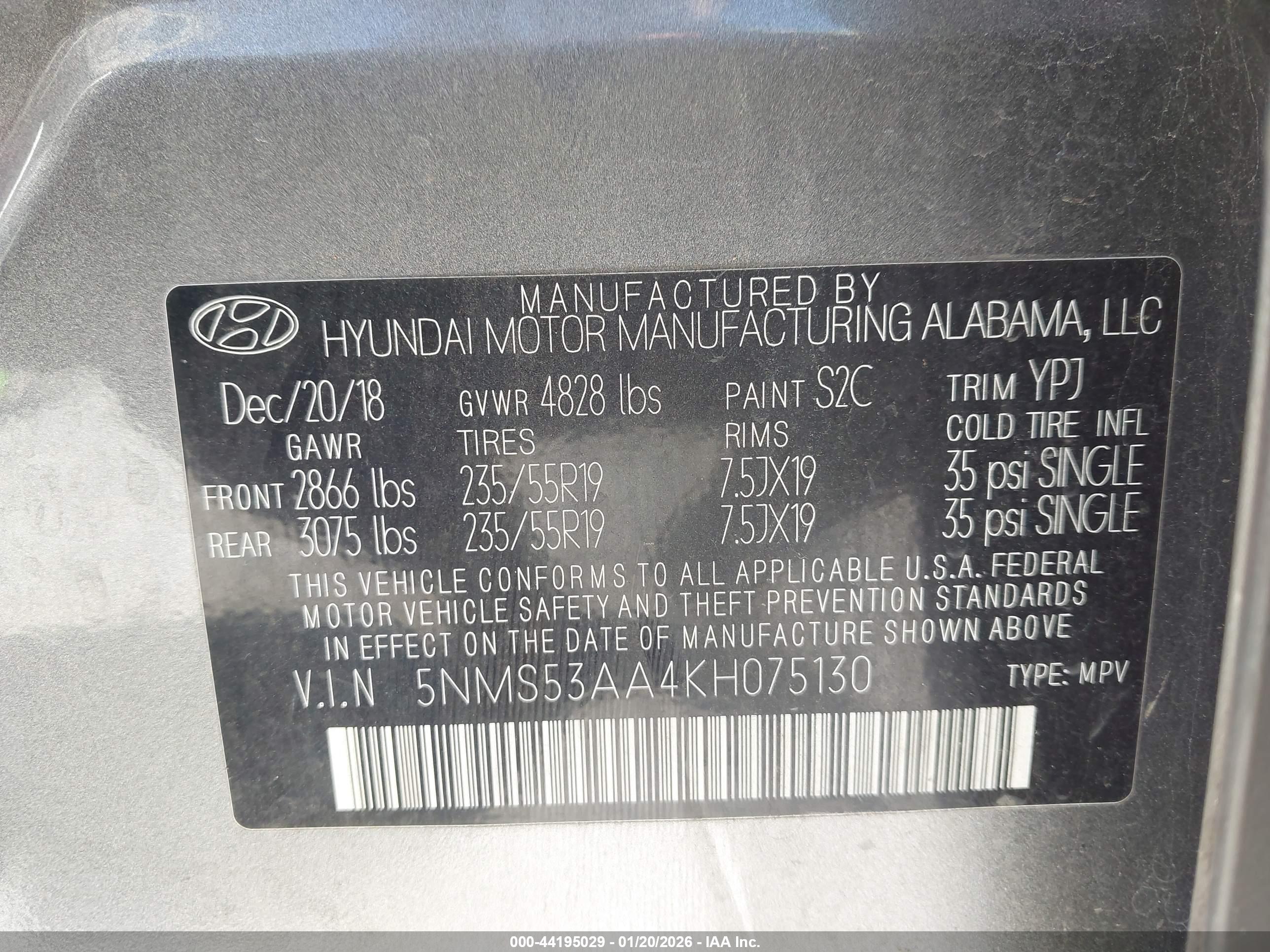 HYUNDAI SANTA image 9