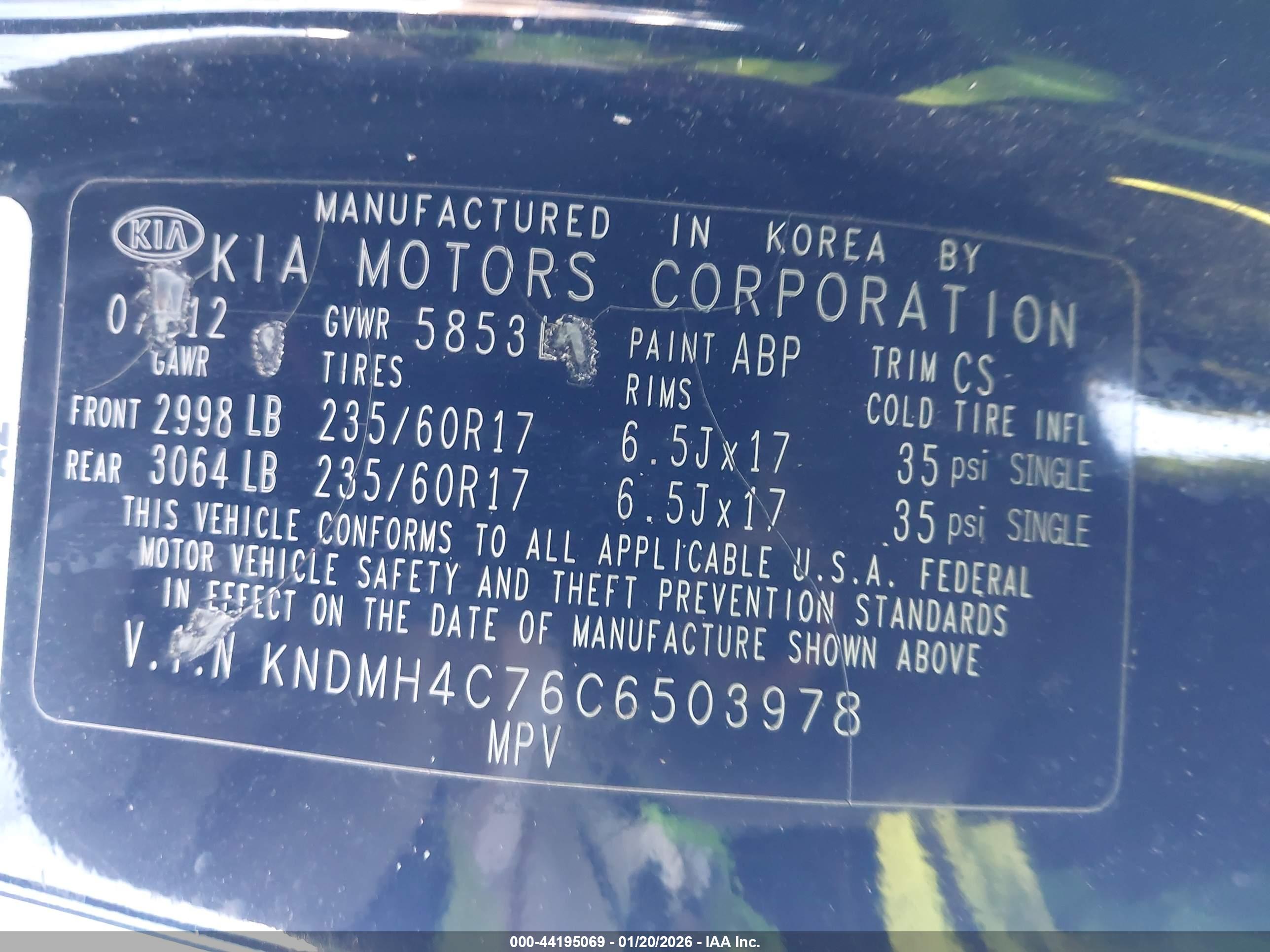 KIA SEDONA image 9
