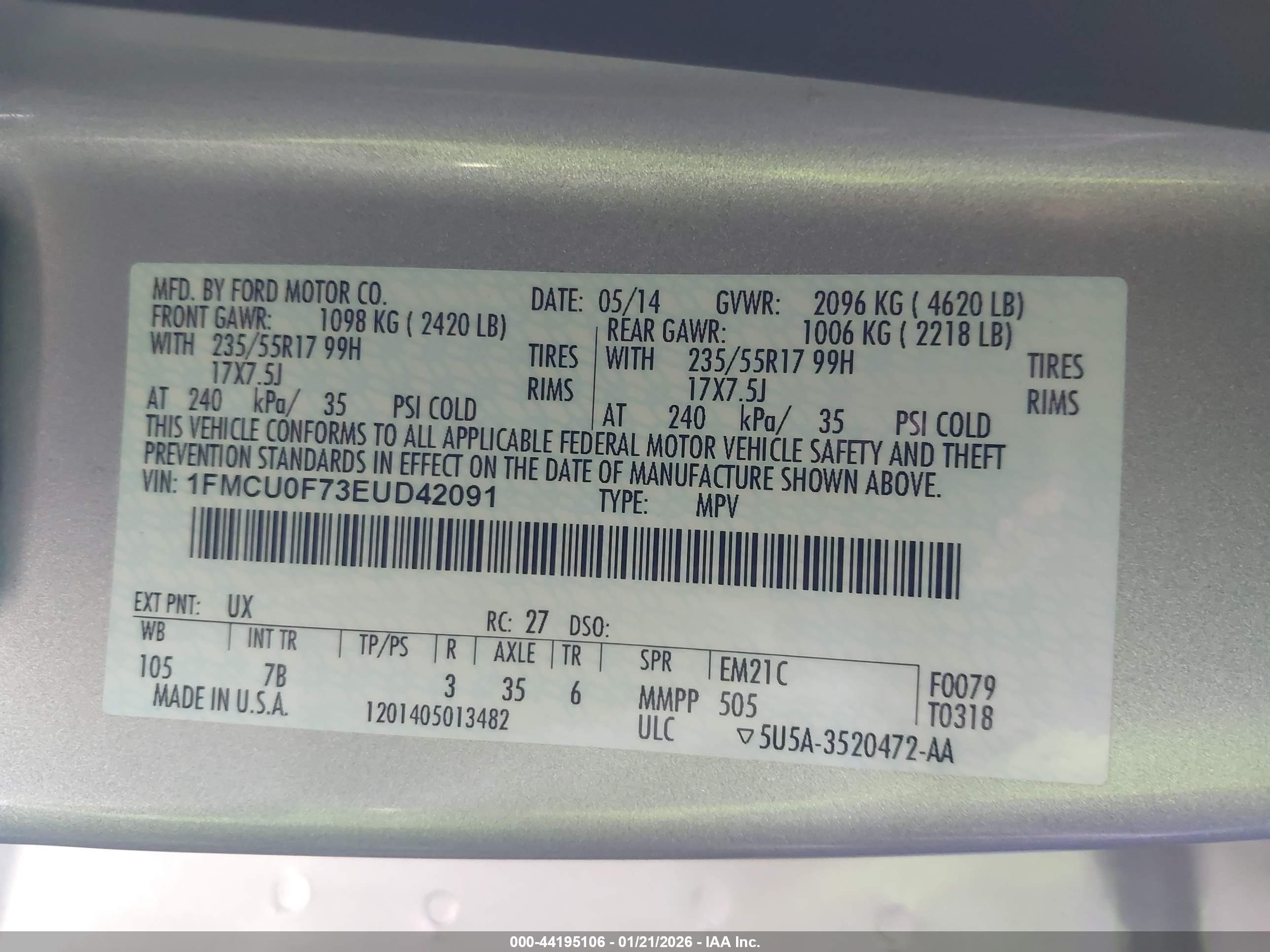FORD ESCAPE image 9